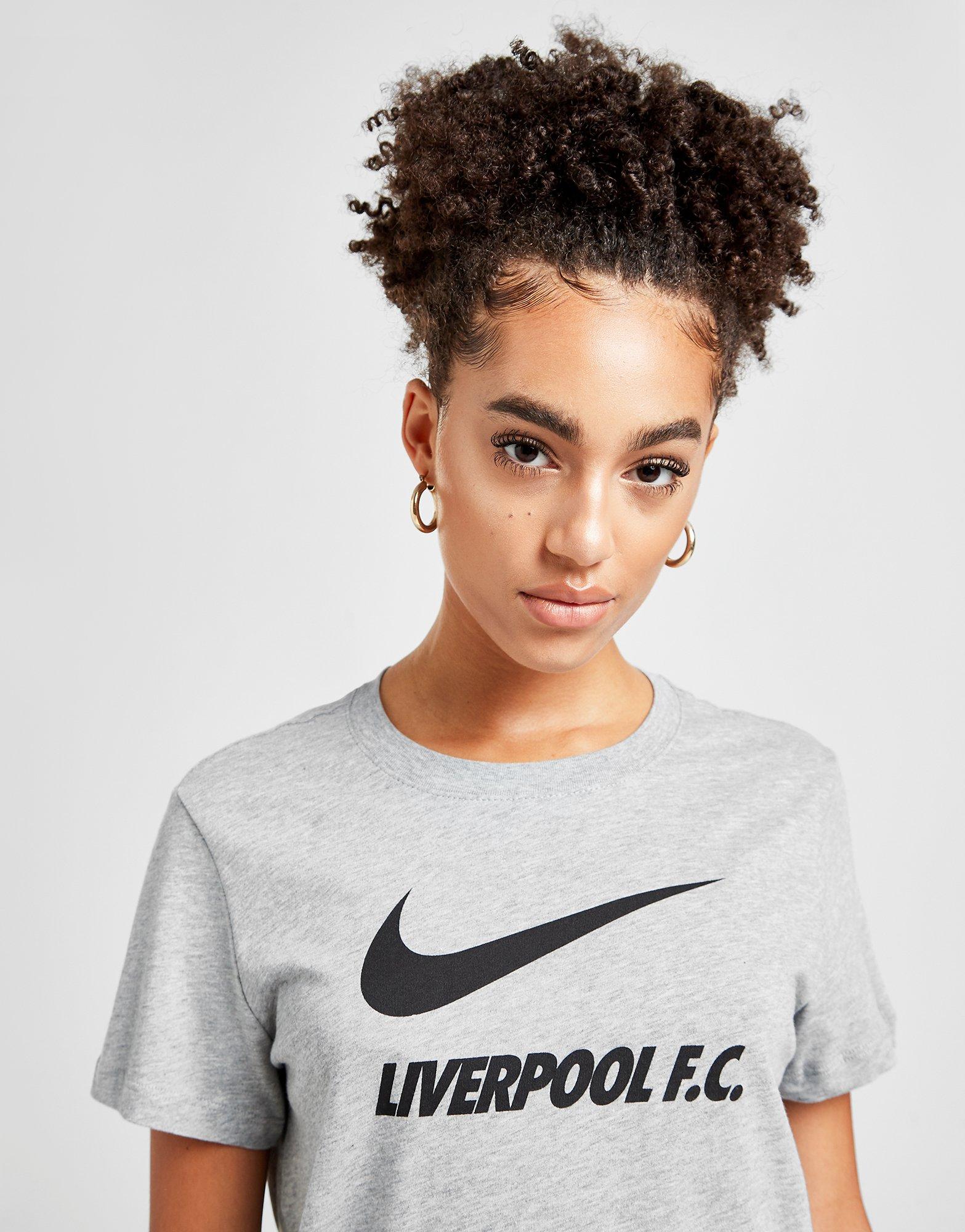 lfc nike mens training ground grey tee