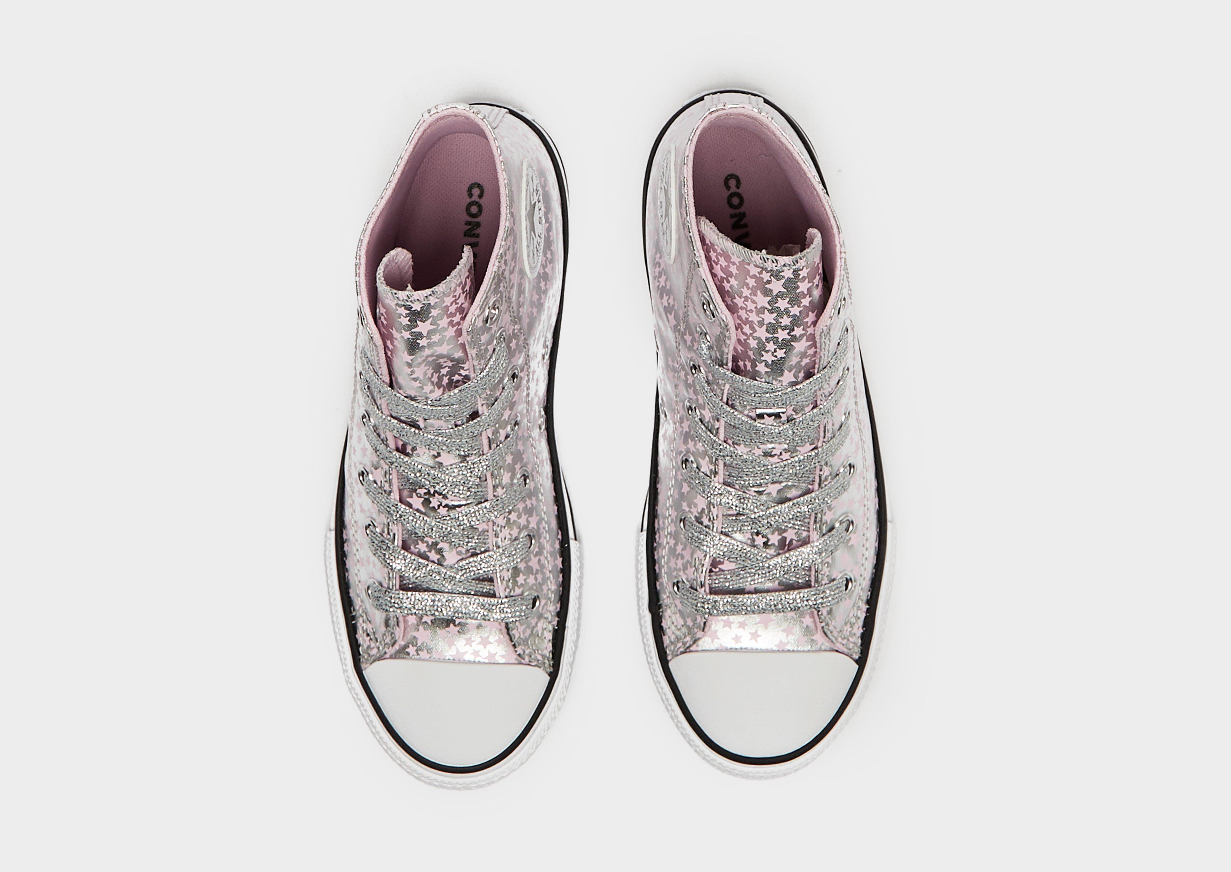 converse hi bambino grigio