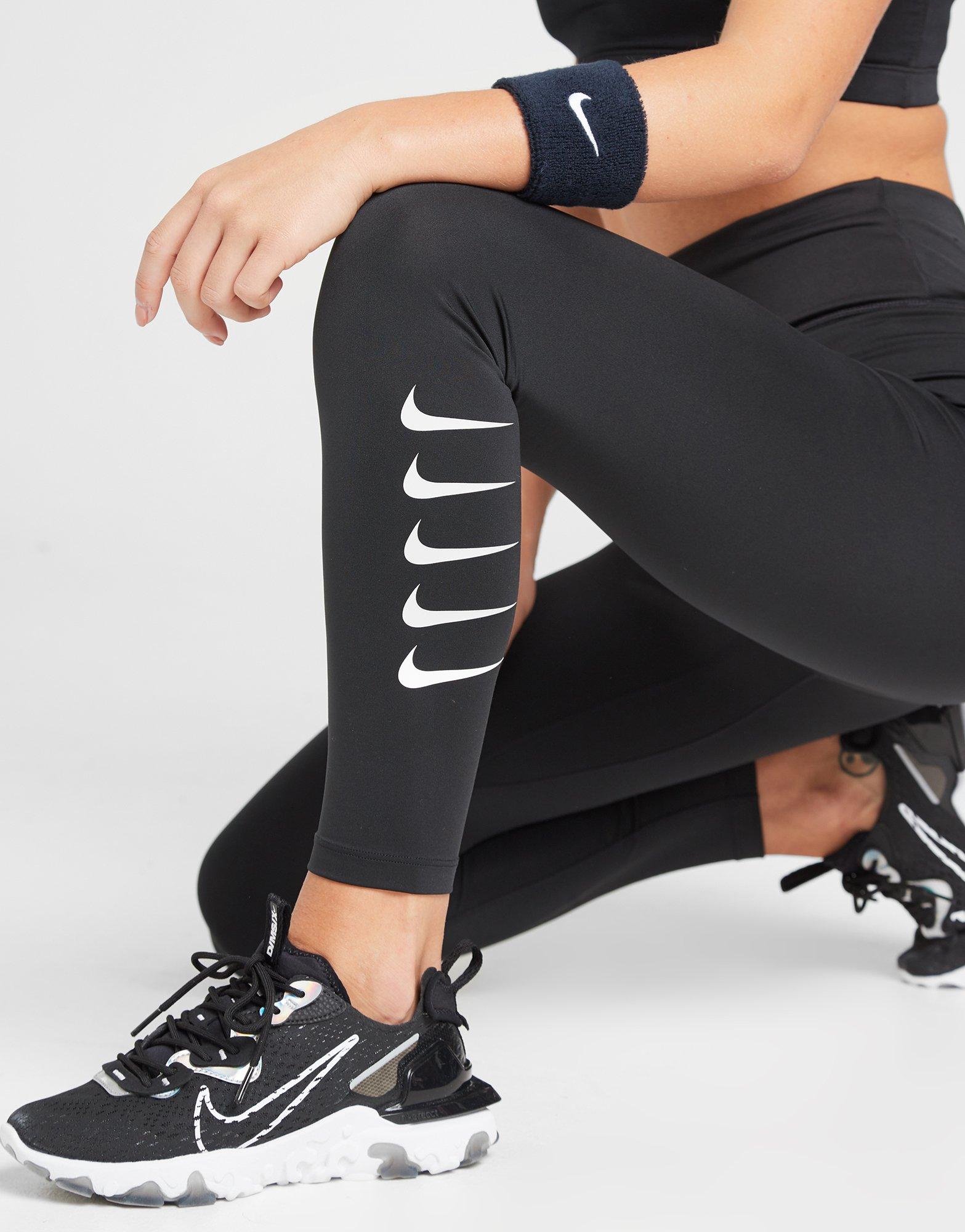 nike swoosh repeat leggings