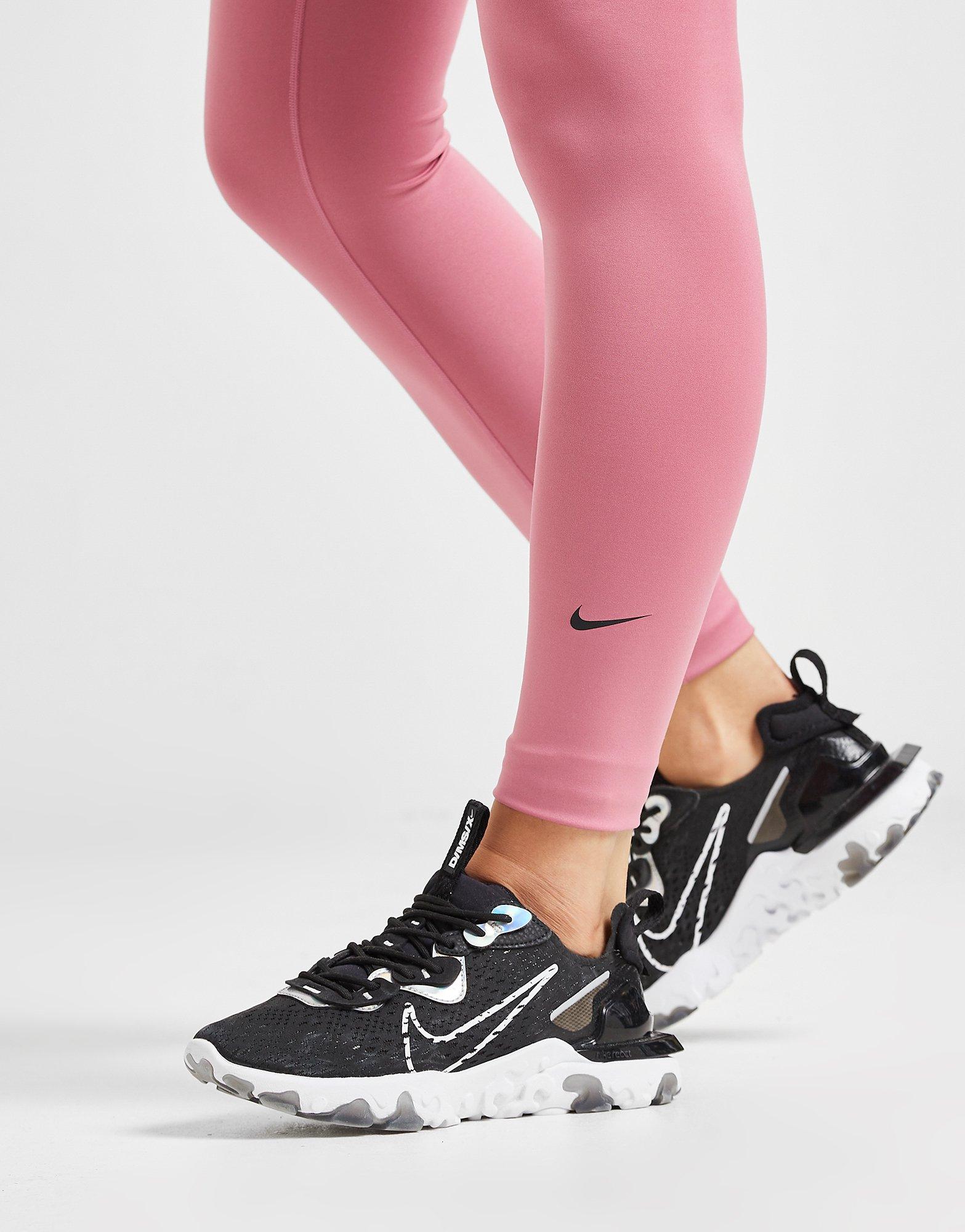 womens pink nike leggings