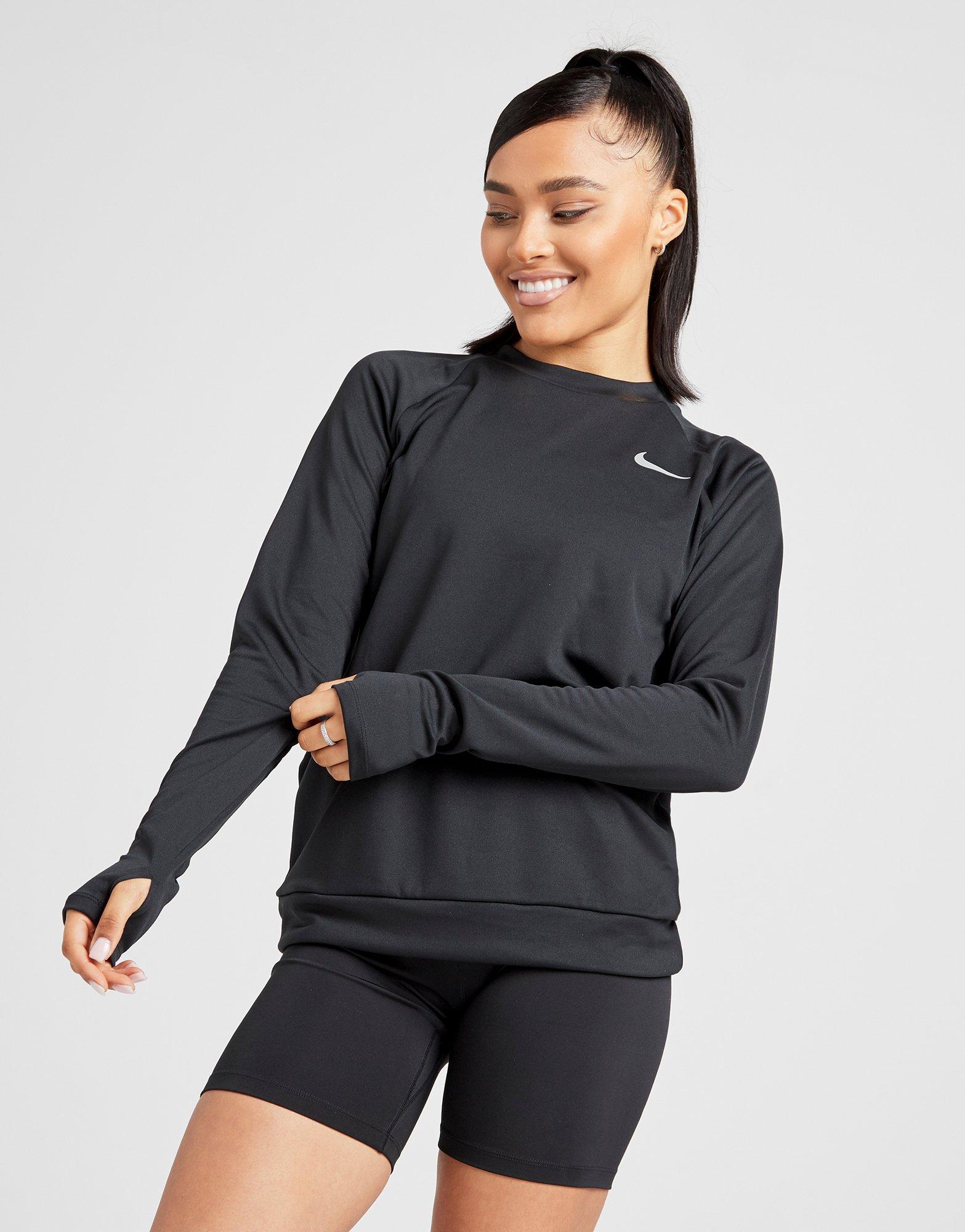 nike running pacer crew top