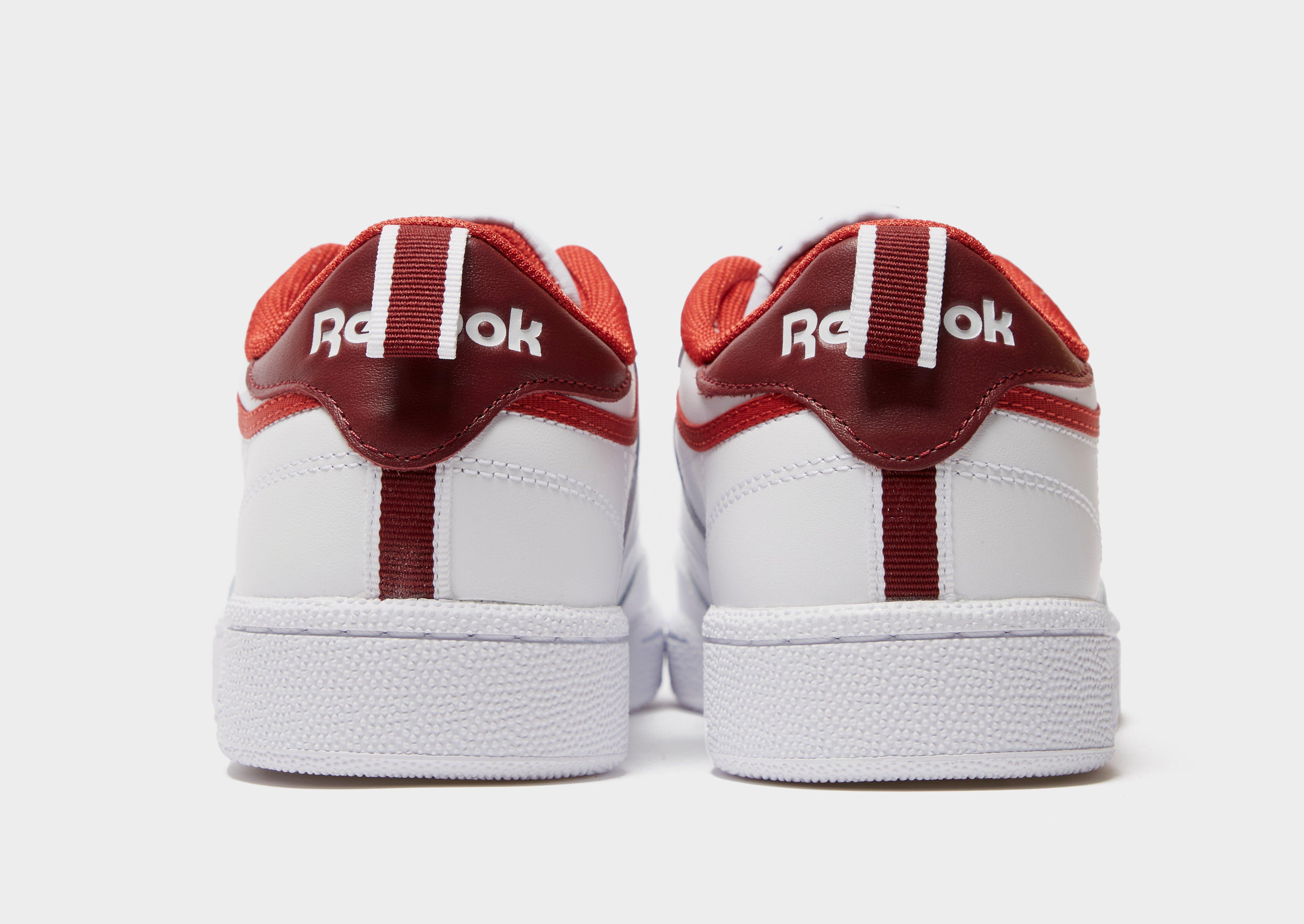 reebok club c 85 bambino rosso