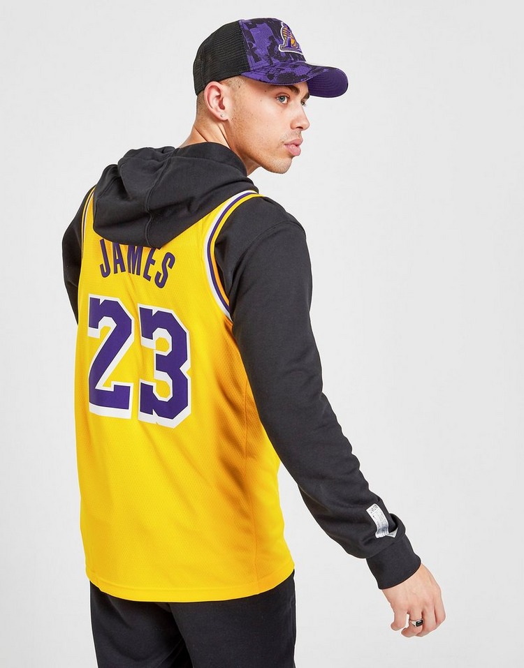 Nike NBA Los Angeles Lakers James #23 Swingman Jersey