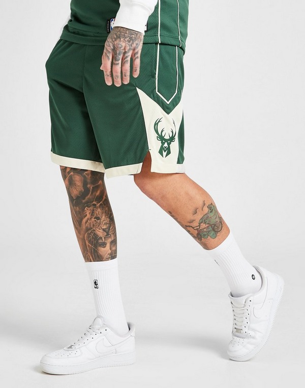 Nike Milwaukee Bucks Icon Edition Nba Swingman Shorts Herren Weiss Jd Sports