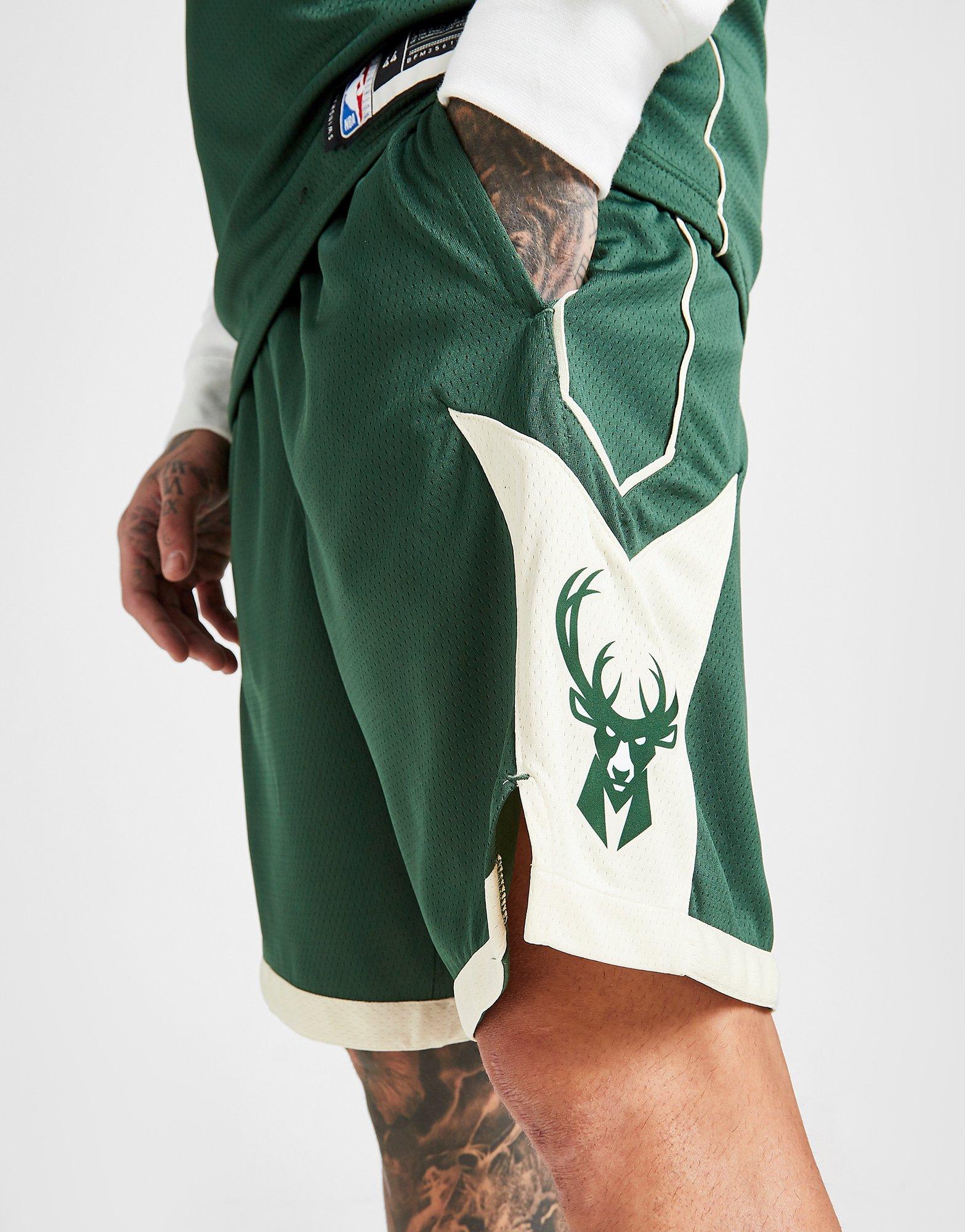 Nike Milwaukee Bucks Icon Edition NBA Swingman Shorts Green