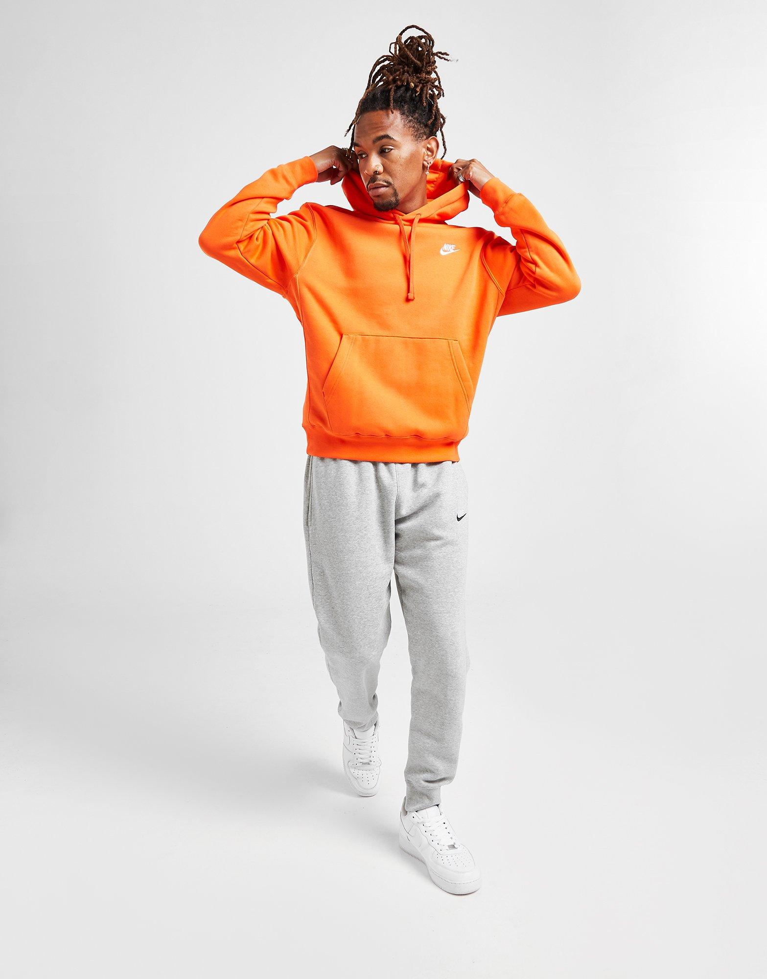 nike foundation hoodie orange