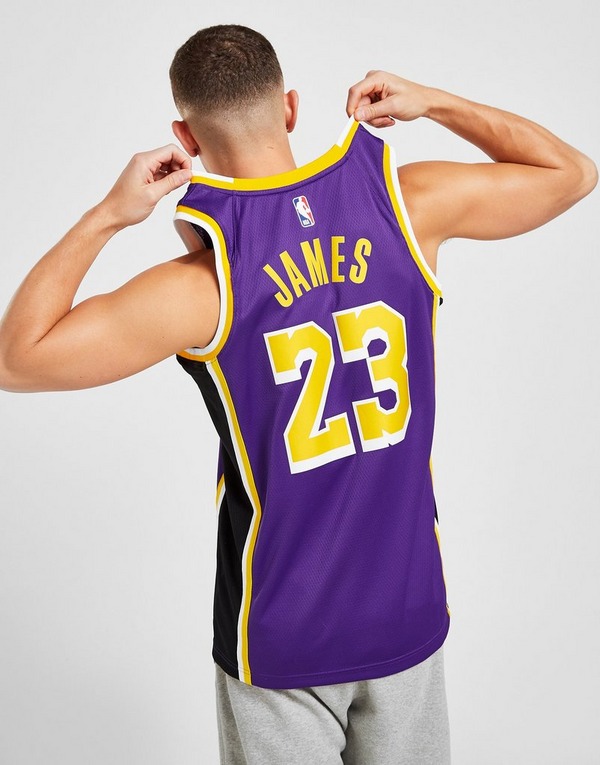 Nike NBA Los Angeles Lakers James #23 Swingman Jersey Nike NBA Los Angeles Lakers James #23 Swingman Jersey