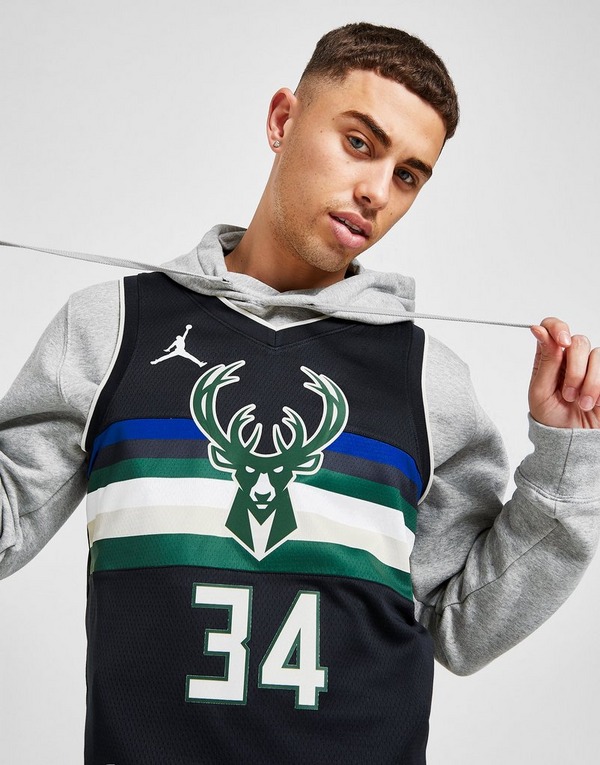 Jordan Nba Milwaukee Bucks Antetokounmpo 34 Jersey Schwarz Jd Sports