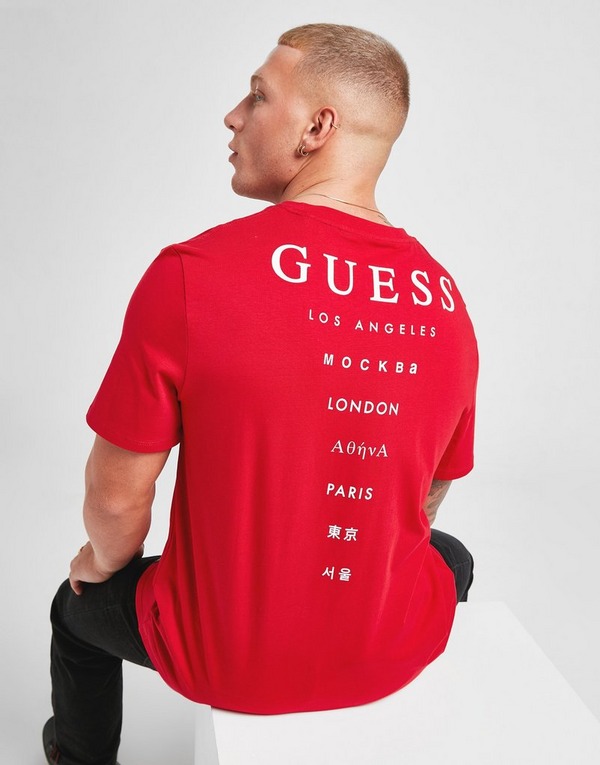 Buy Guess Small Logo City T Shirt Jd Sports