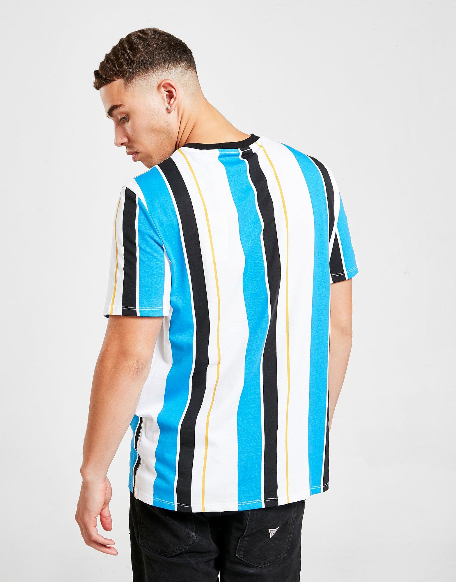 guess t shirt herr striped