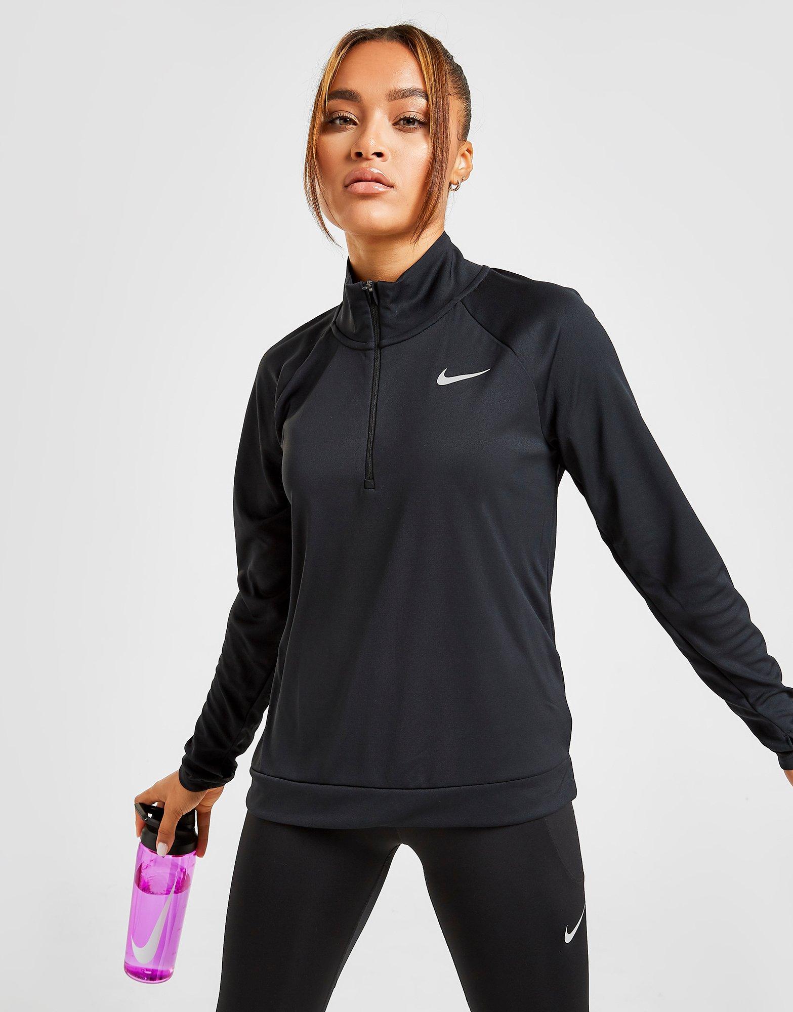 nike running half zip top