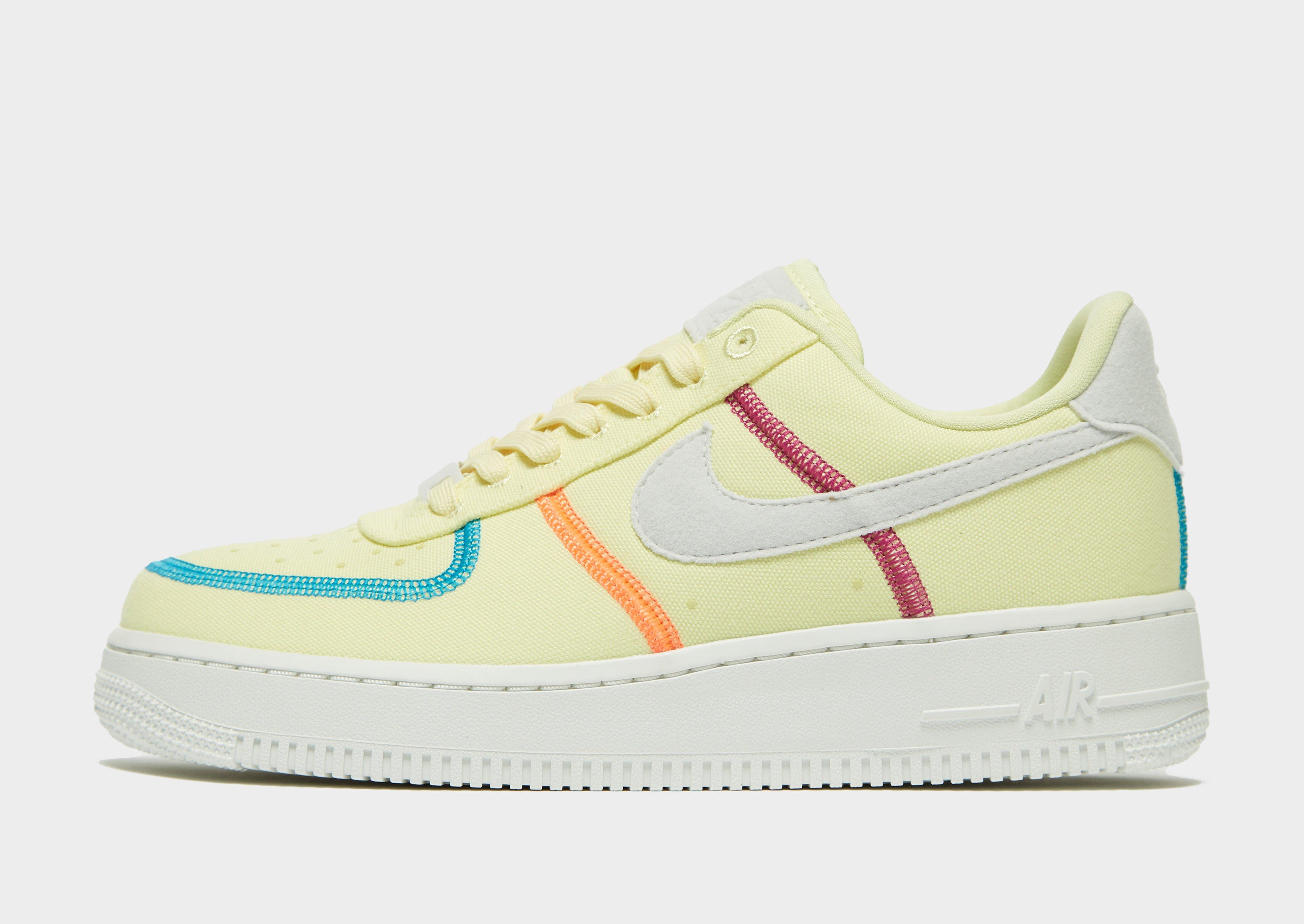 nike air force 1 mujer amarillos