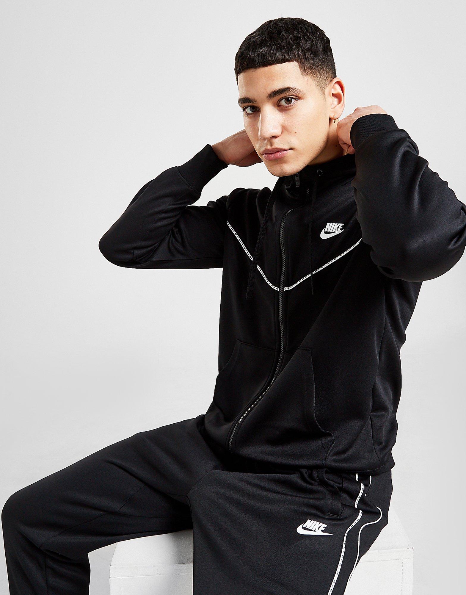 nike repeat logo full zip hoodie