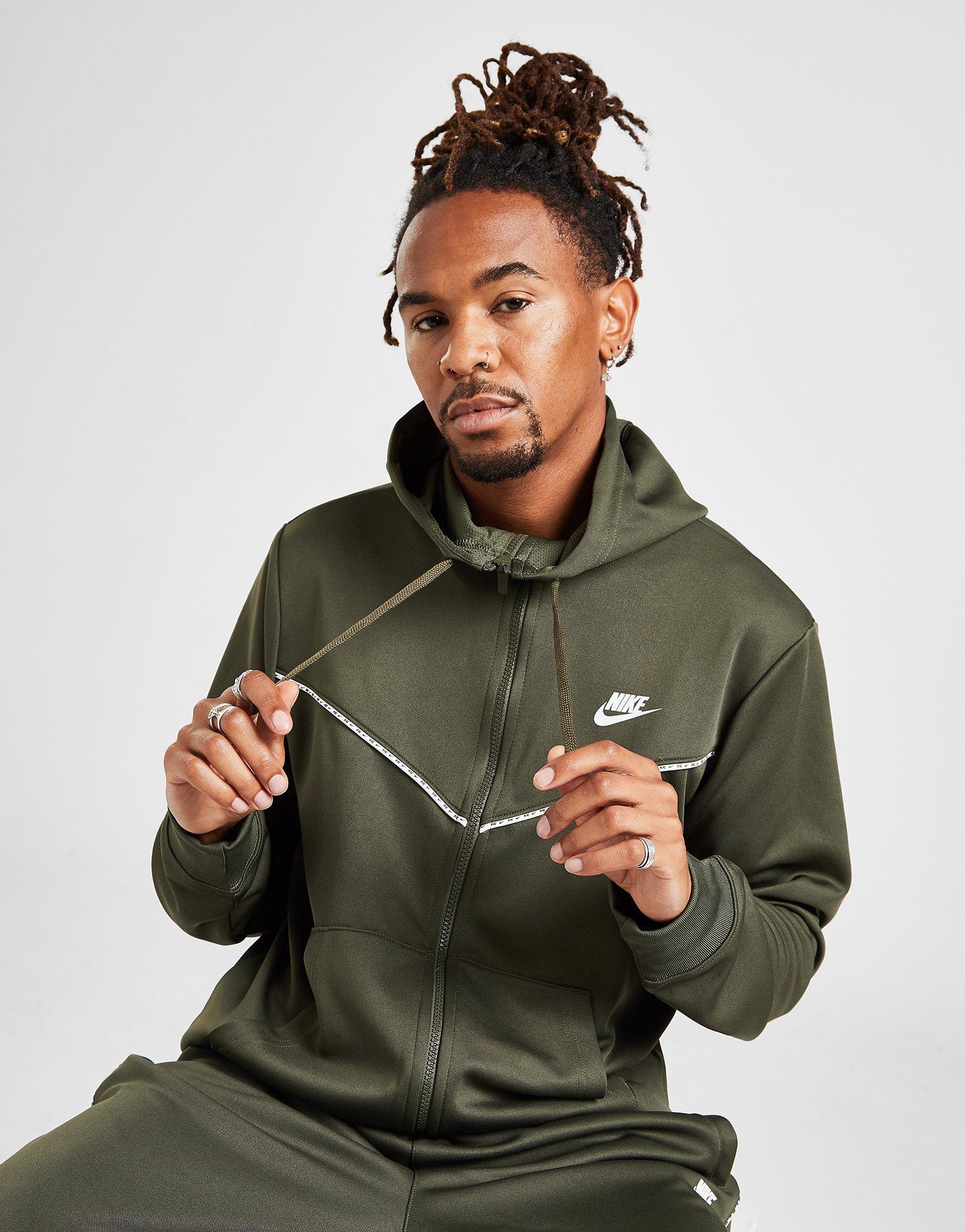 nike repeat tape full zip hoodie