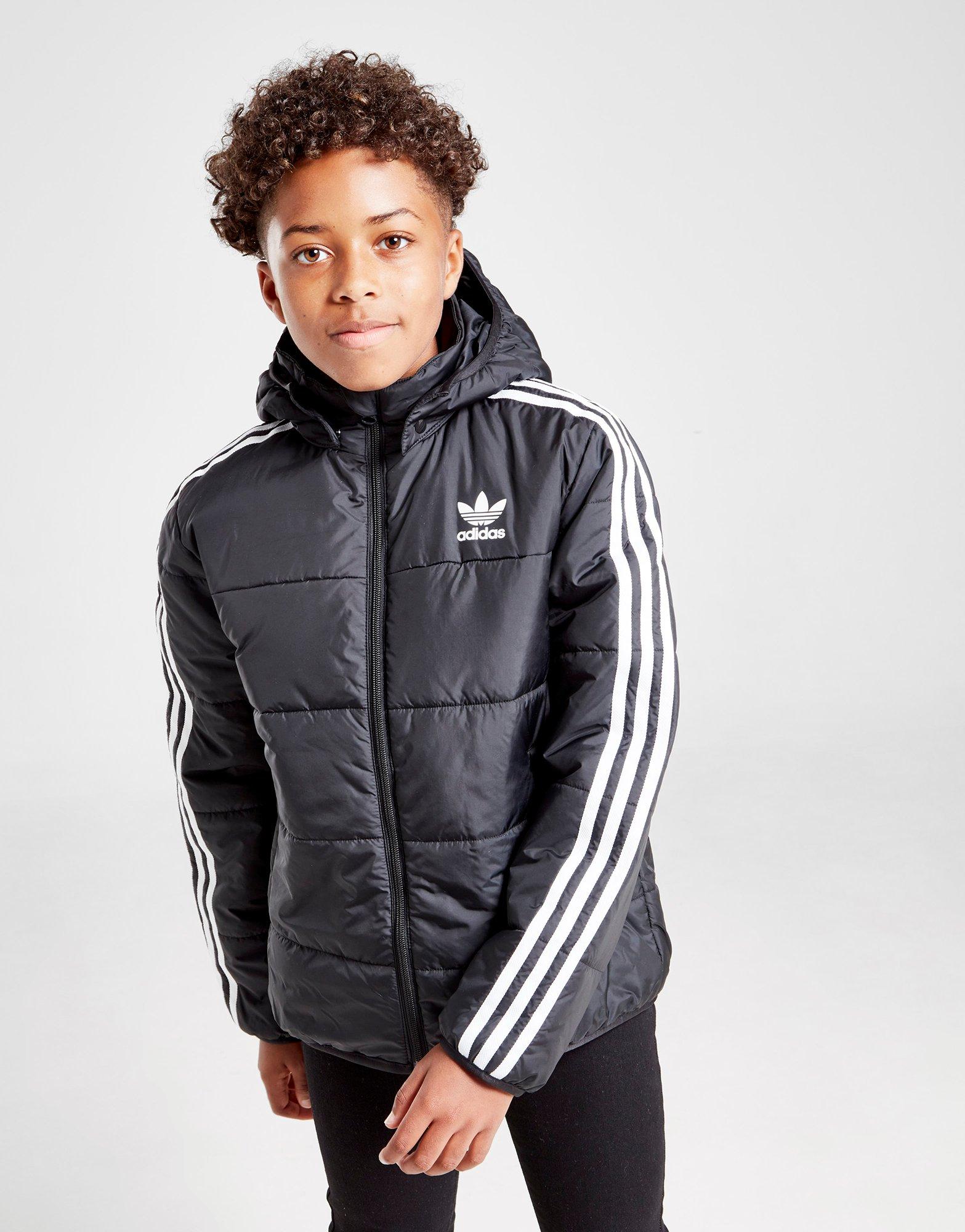 adidas black padded jacket