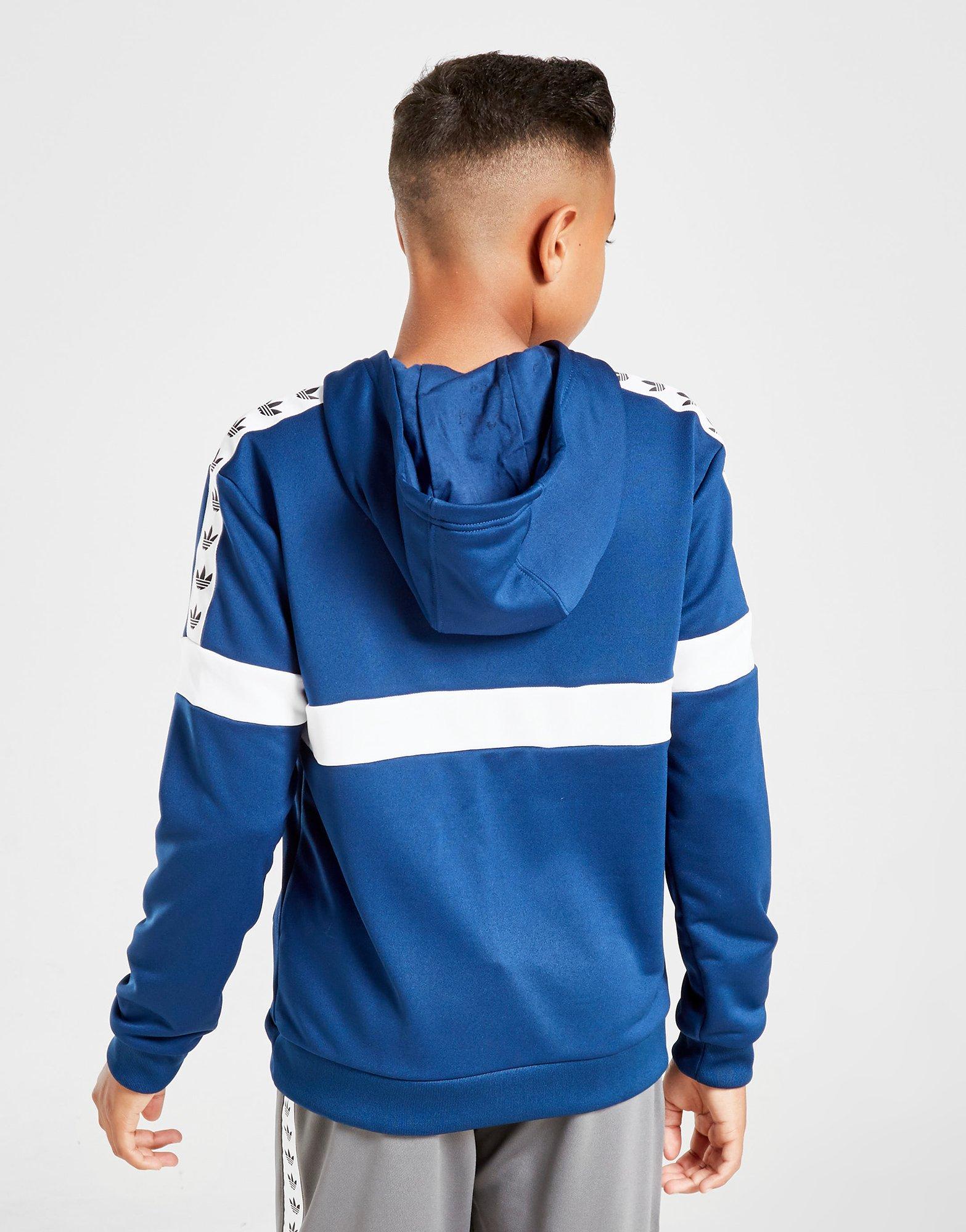 adidas originals tape fleece overhead hoodie