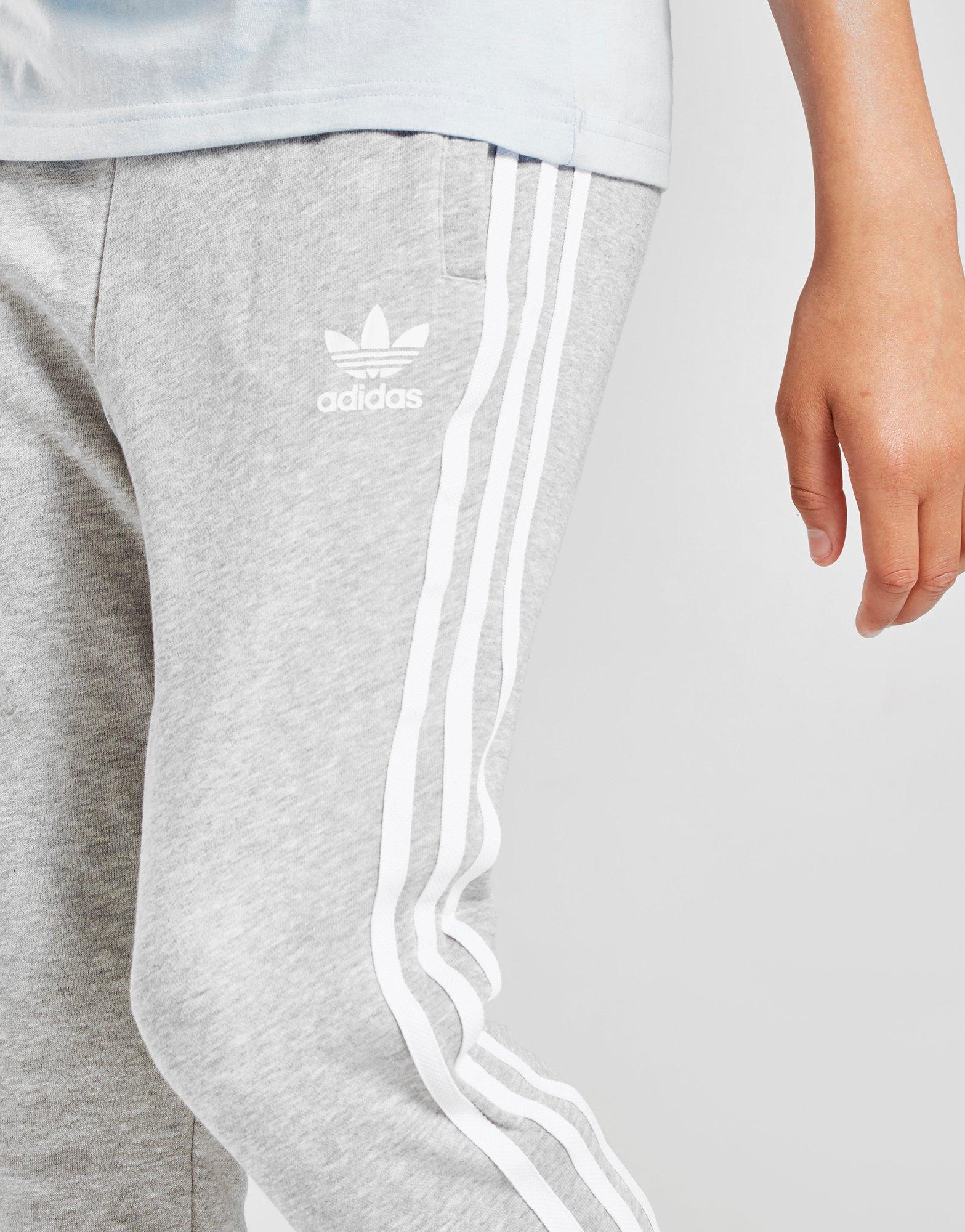 adidas originals trefoil stripe fleece track pants