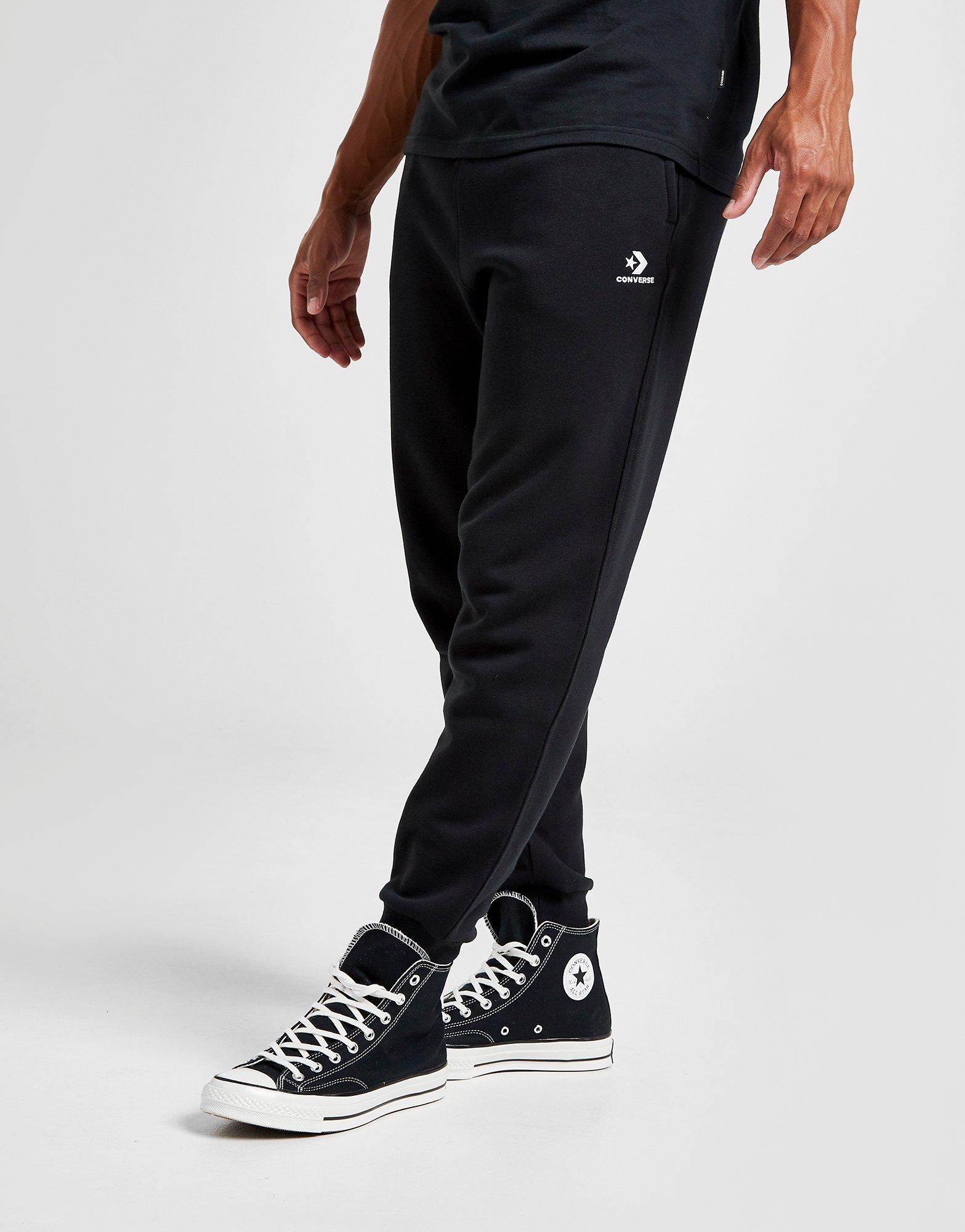joggers and converse