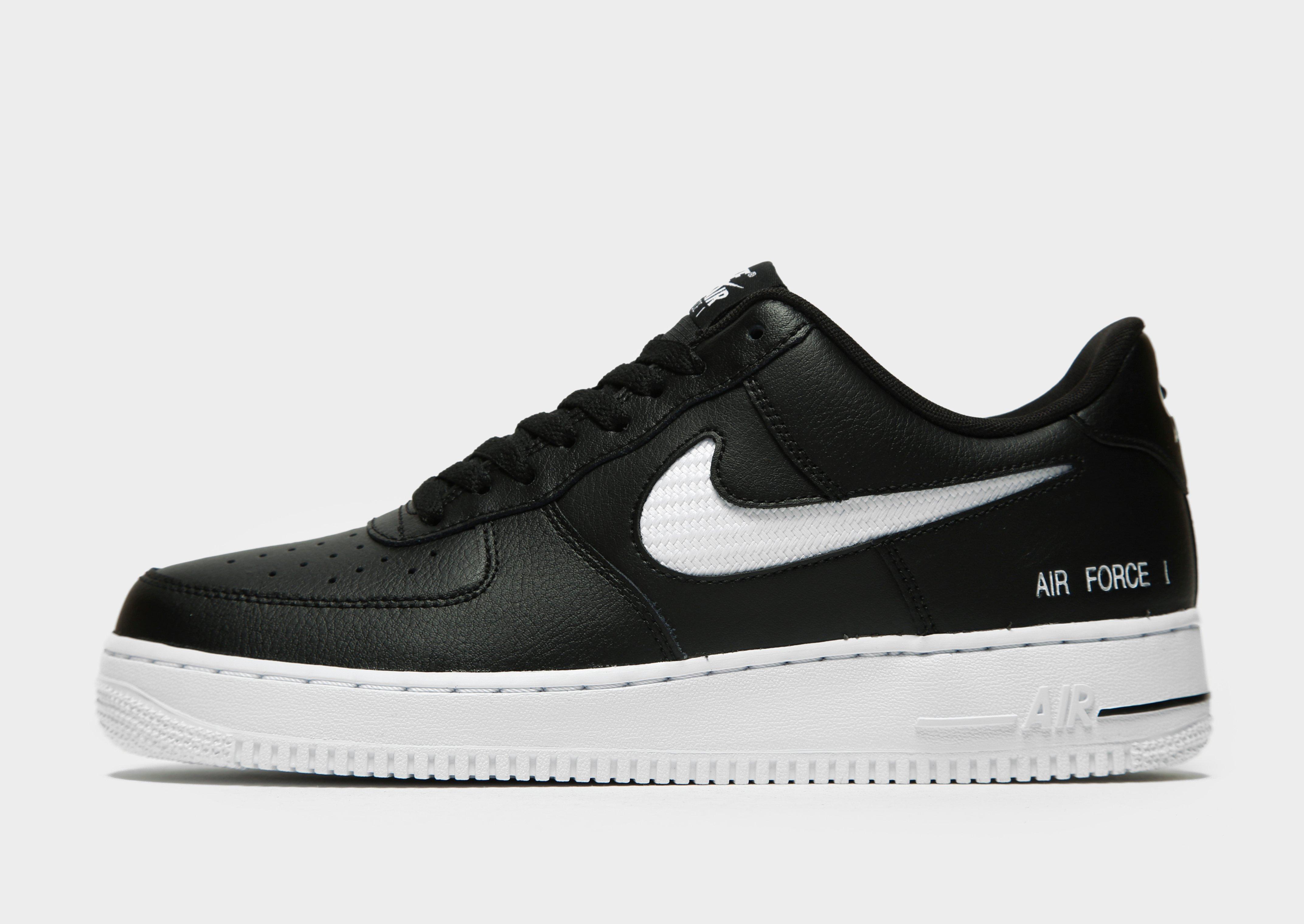 nike air af1 black and white