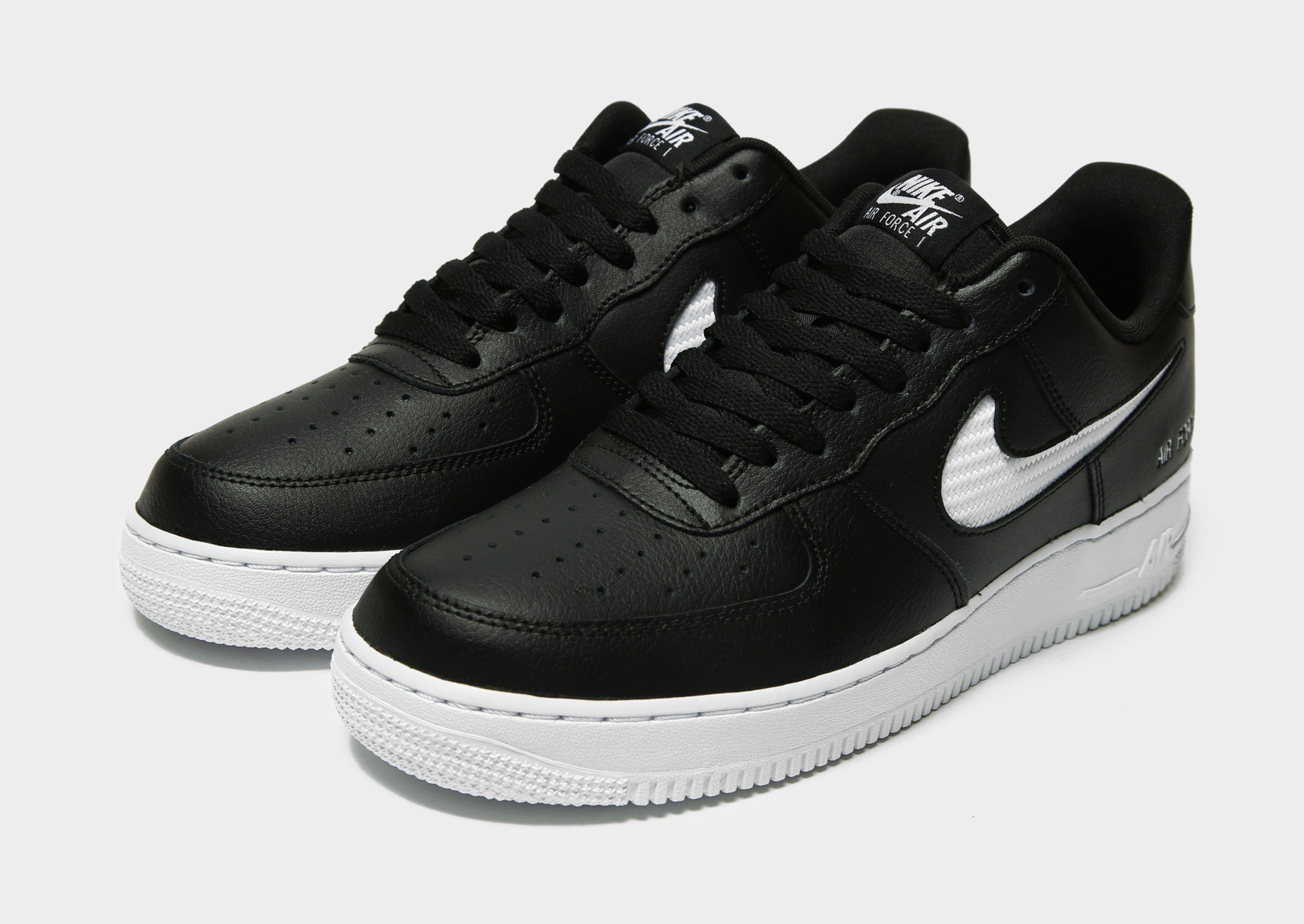 nike air force 1 black and