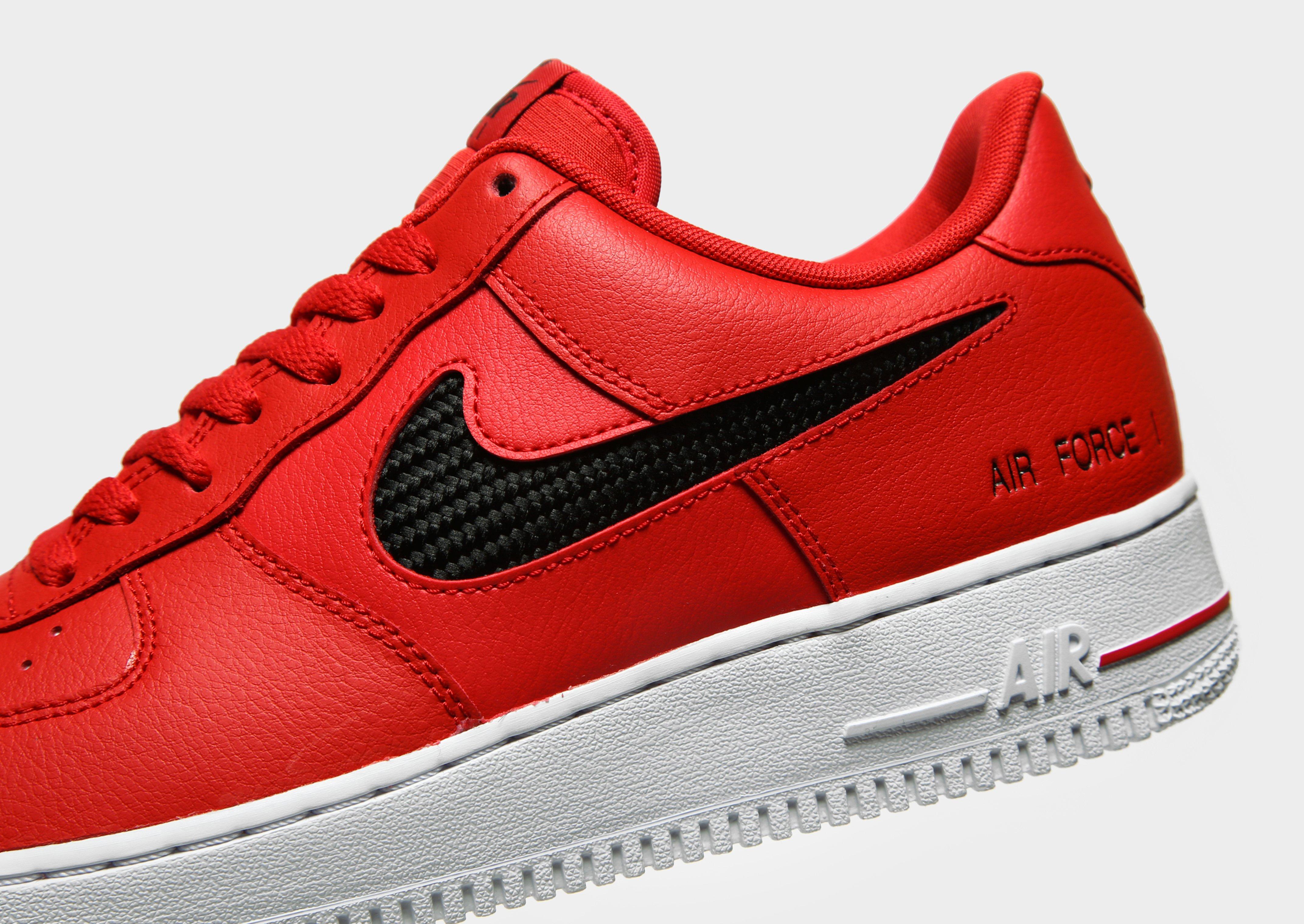 red nike air force 1s