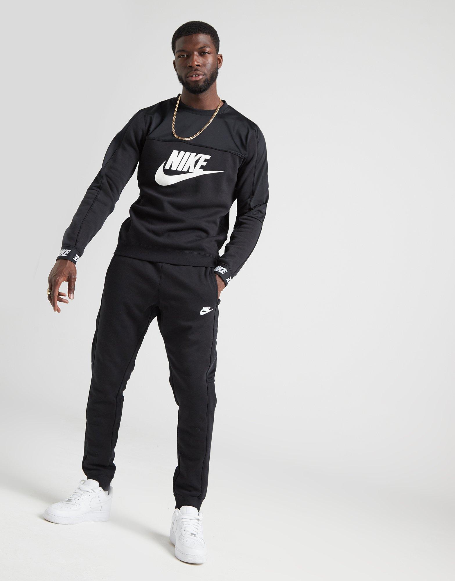 nike hybrid crew sweatshirt