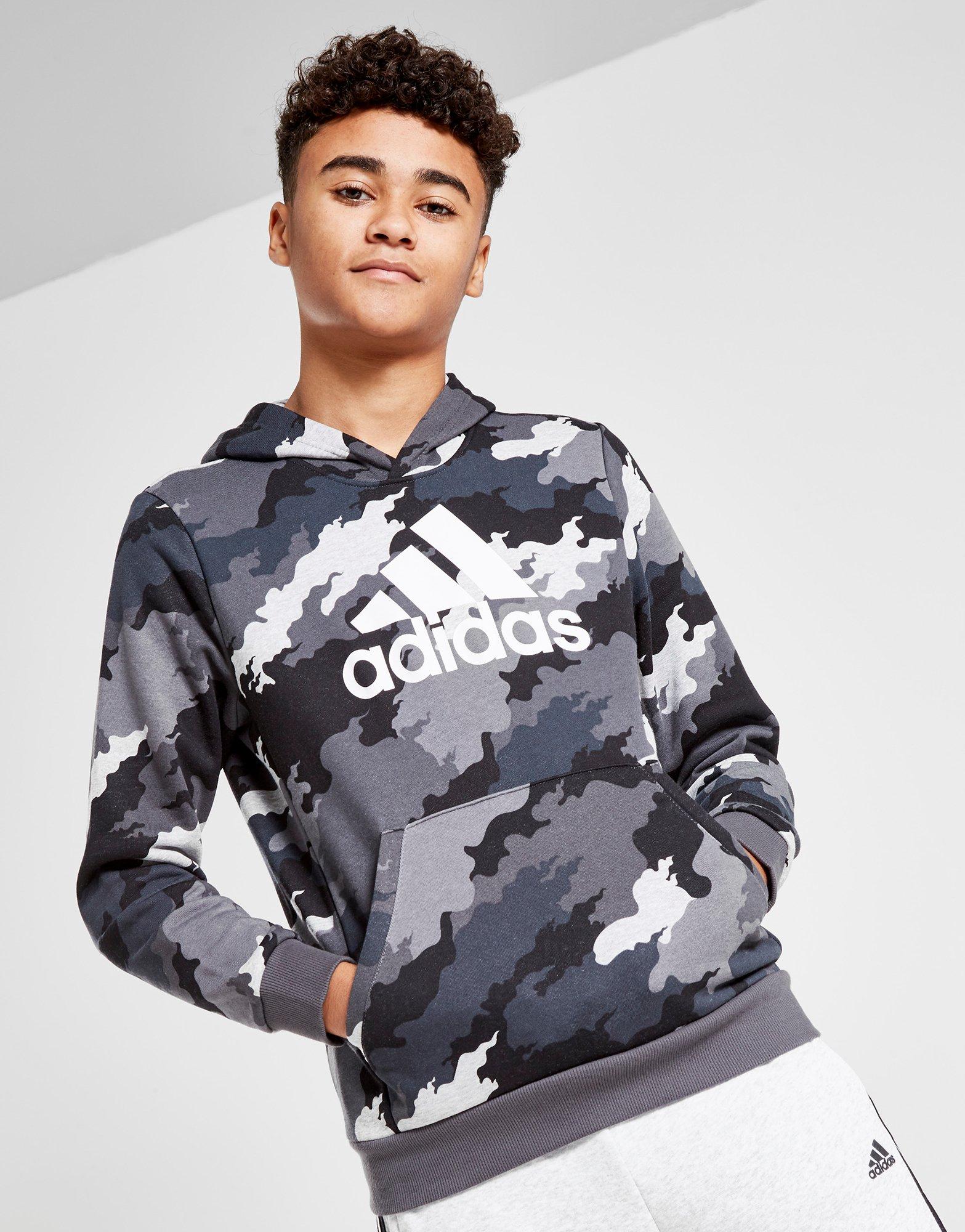 boys adidas camo hoodie