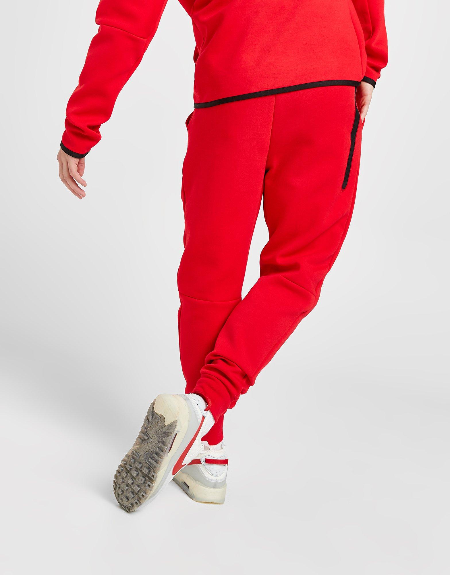 tuta nike tech fleece rossa