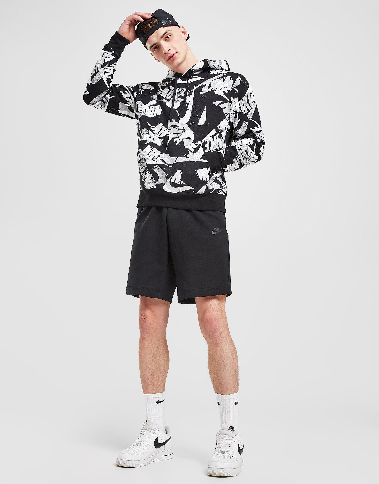 Tech fleece hot sale shorts black