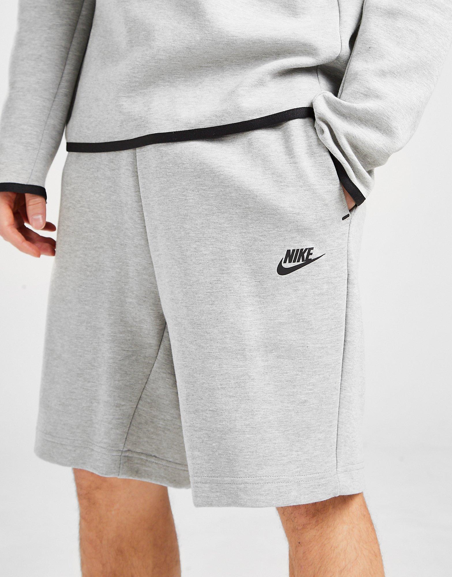 Zwart Nike Fleece Shorts Heren -