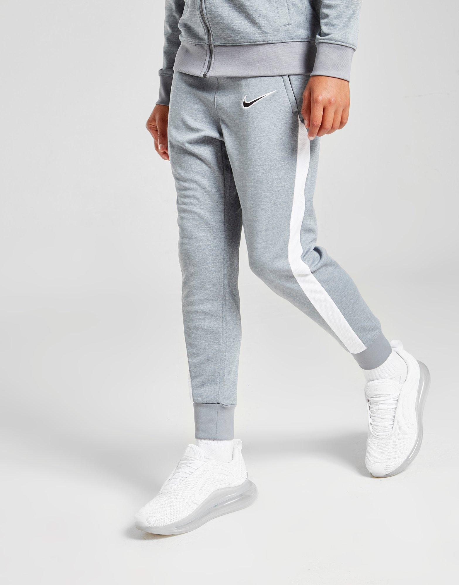 grey nike tracksuit bottoms junior