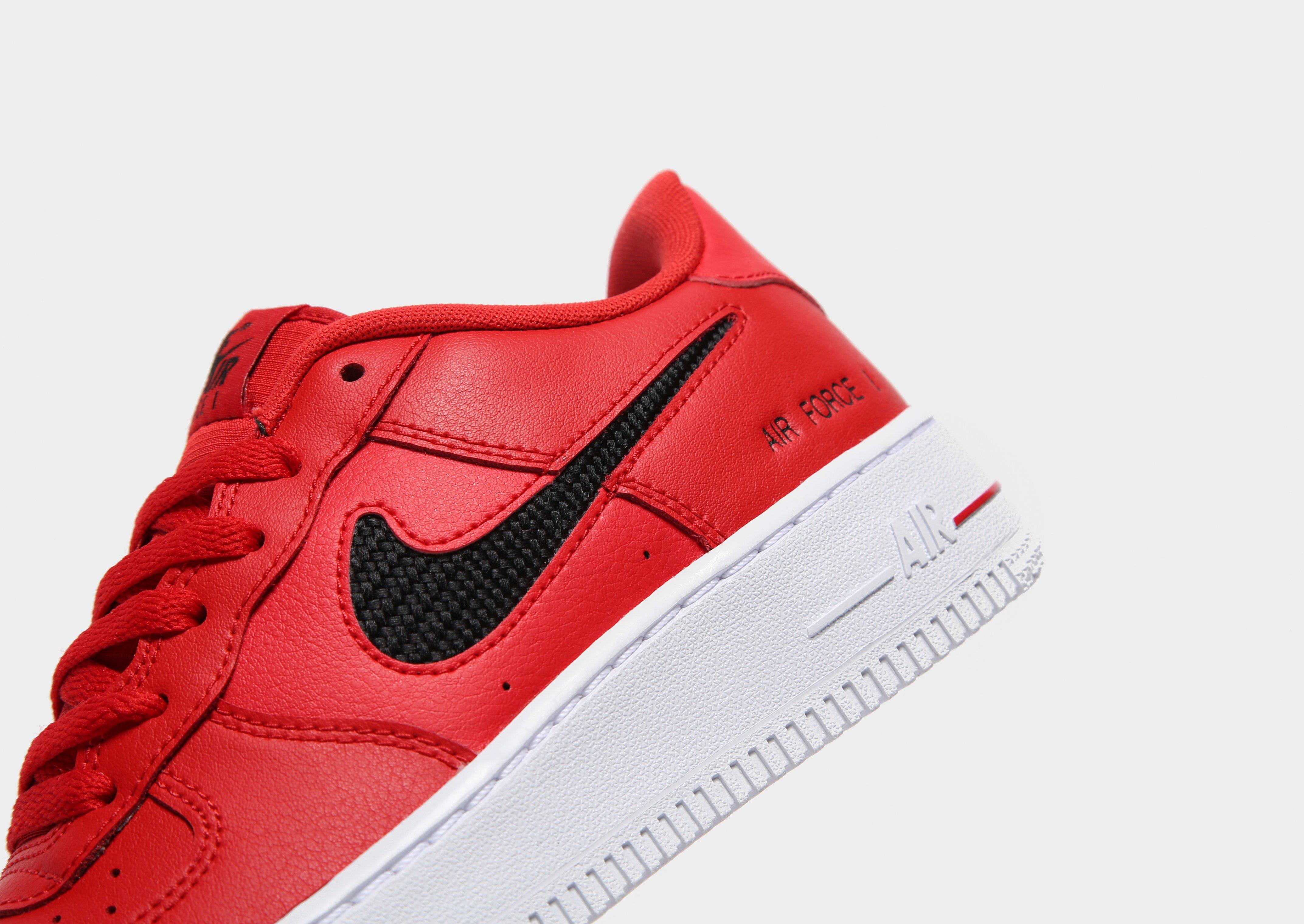 nike air force 1 low junior red