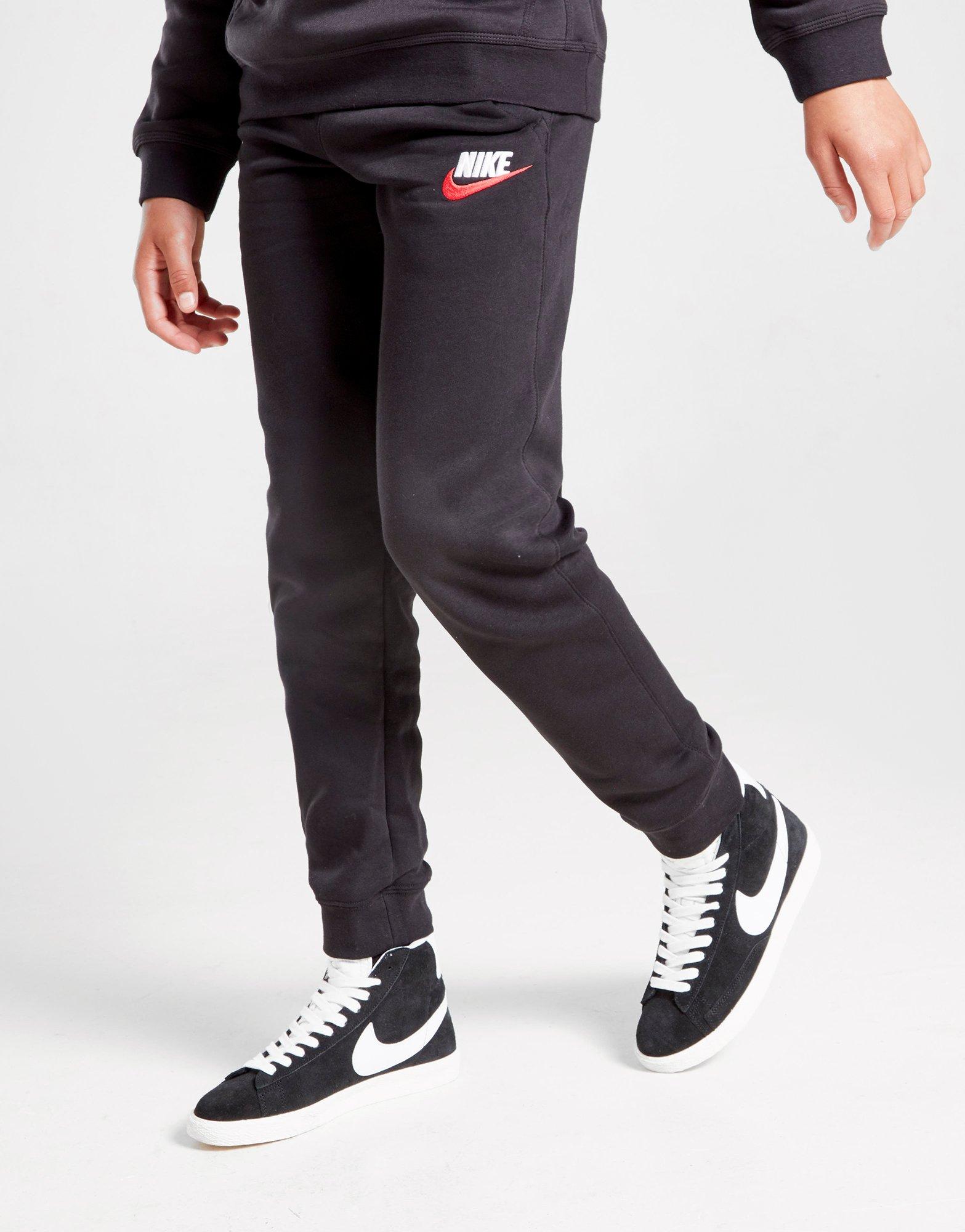 junior black nike joggers