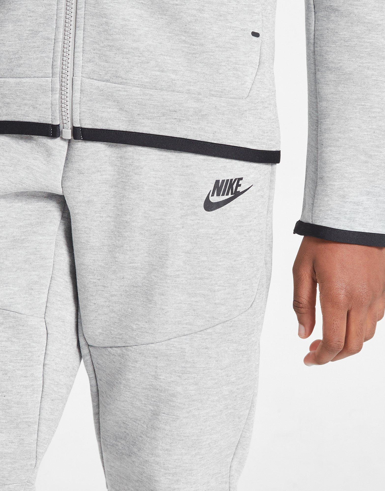 nike tech fleece pants junior grey