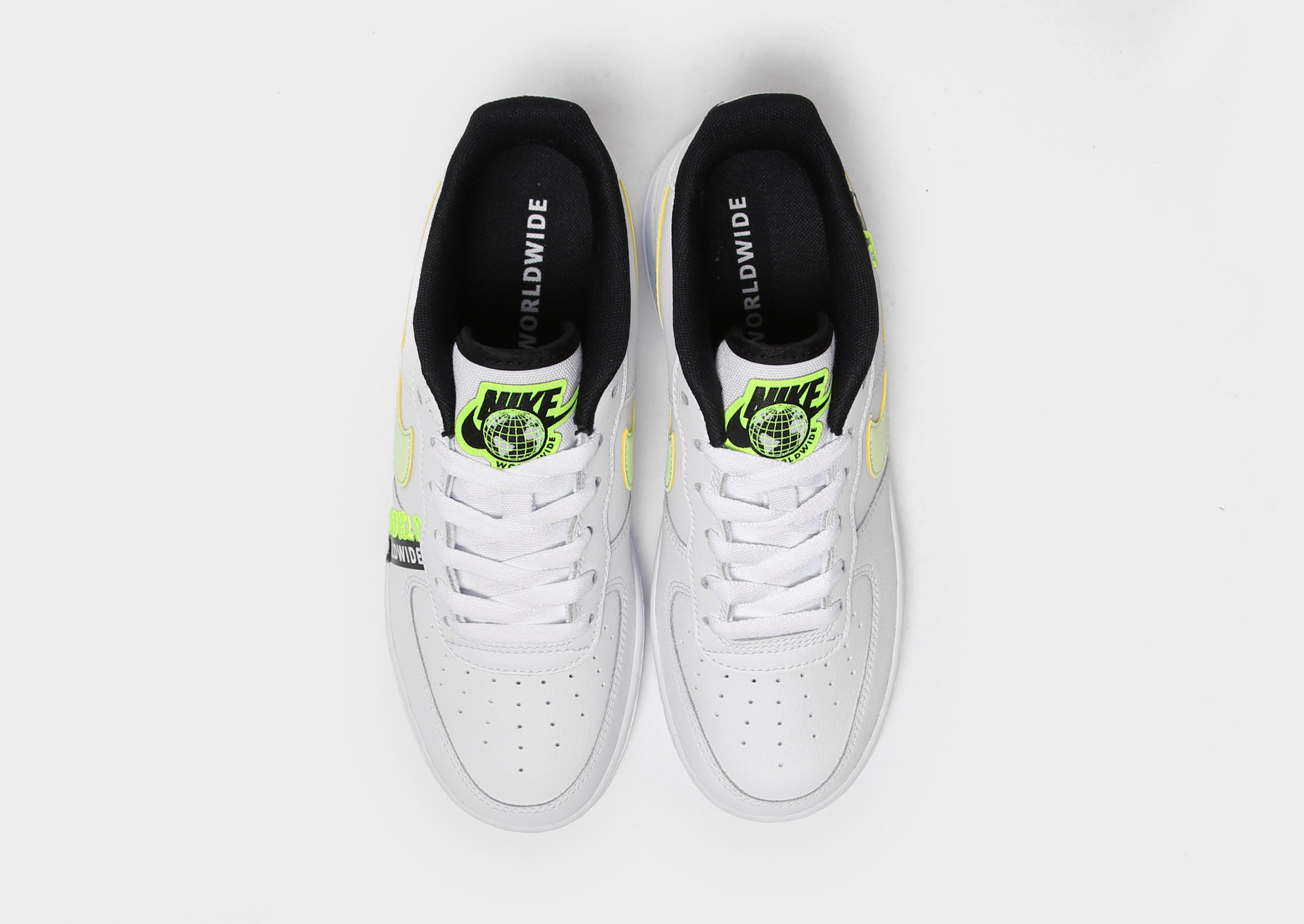 junior white air force 1s