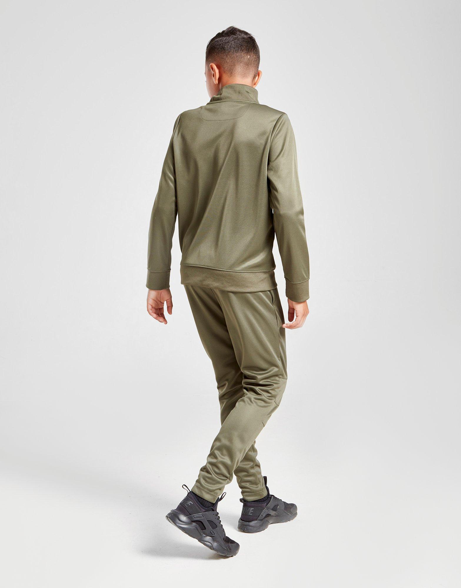 nike khaki tracksuit junior