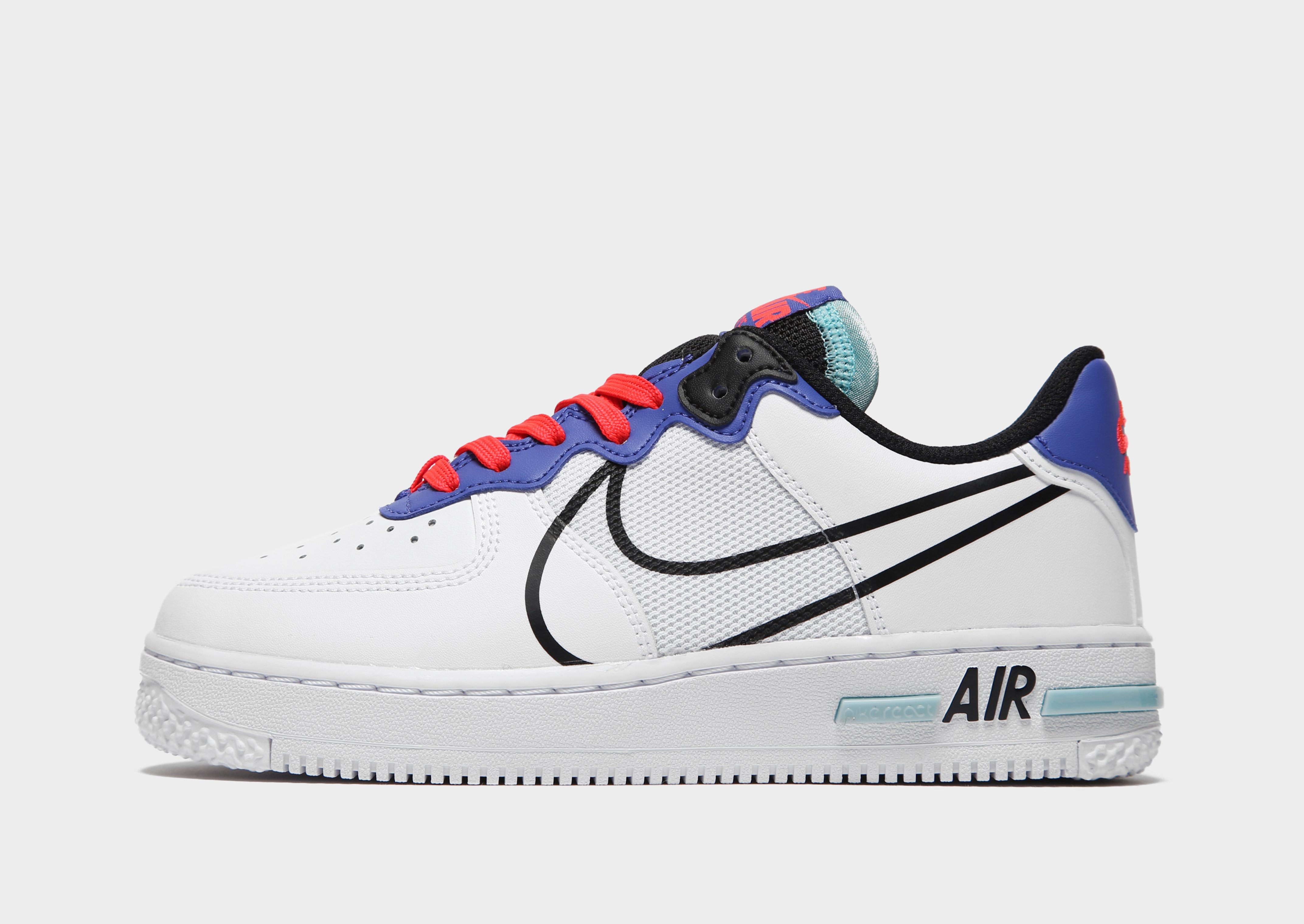 Acquista Nike Air Force 1 React Junior in Bianco