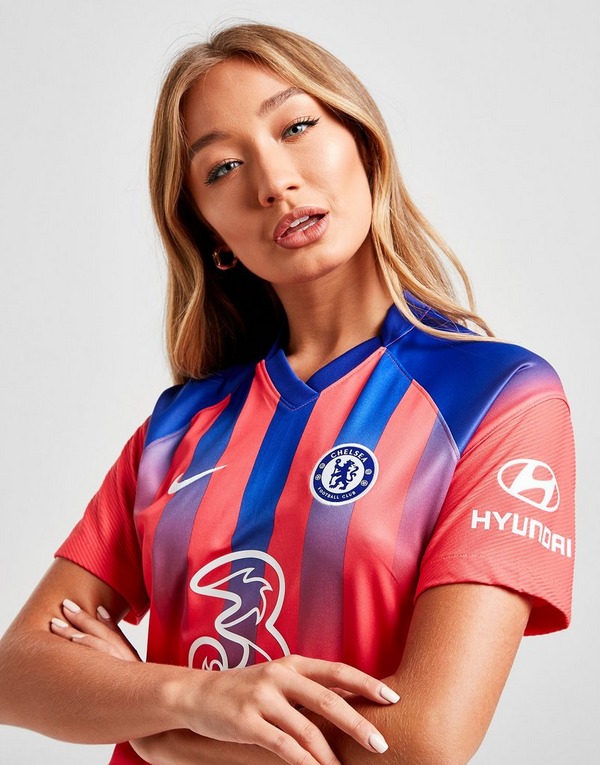 Nike Chelsea Fc 2020 21 Third Trikot Damen Orange Jd Sports