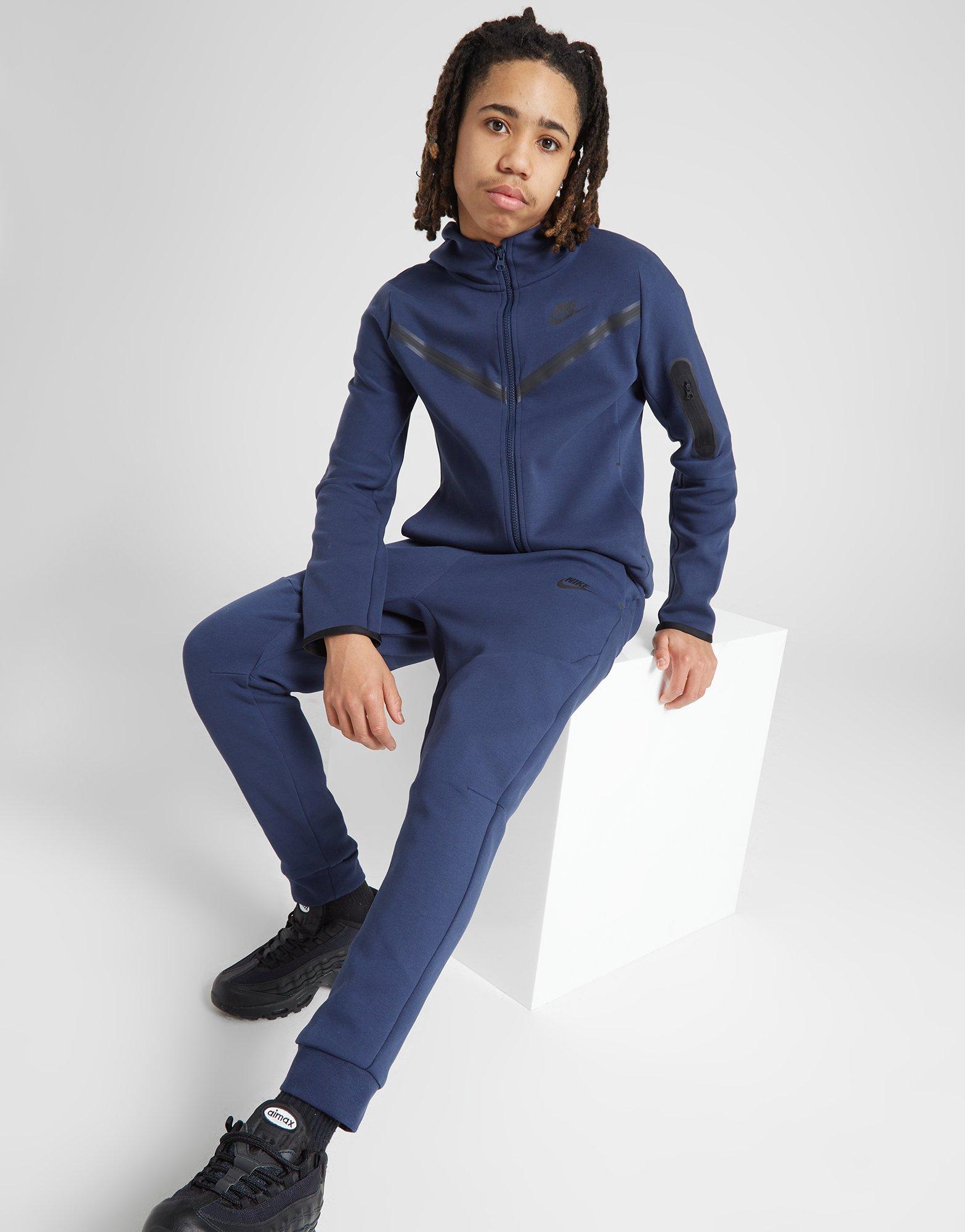 Blue Nike Tech Fleece Track Pants Junior JD Sports Global