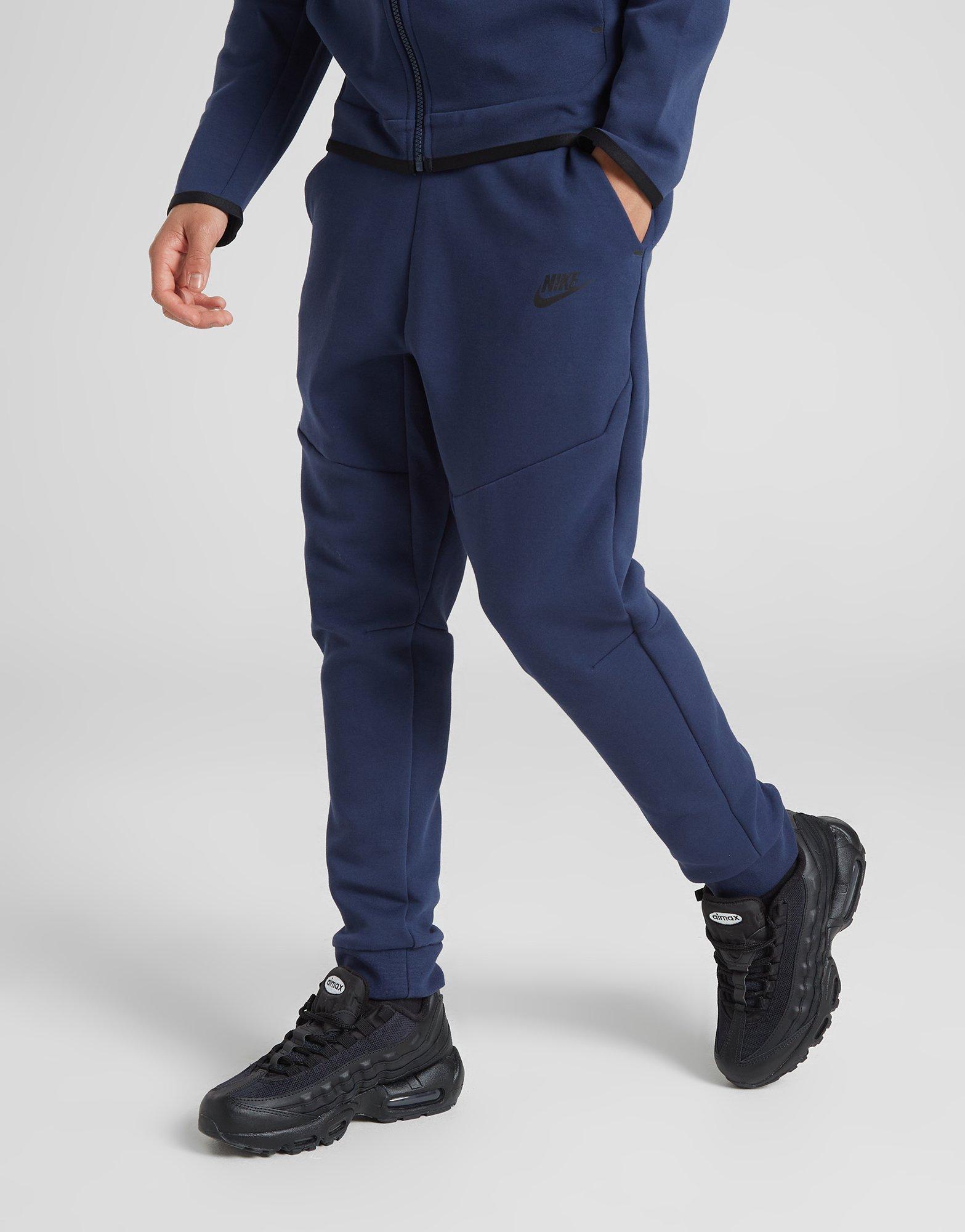 navy nike tech pants