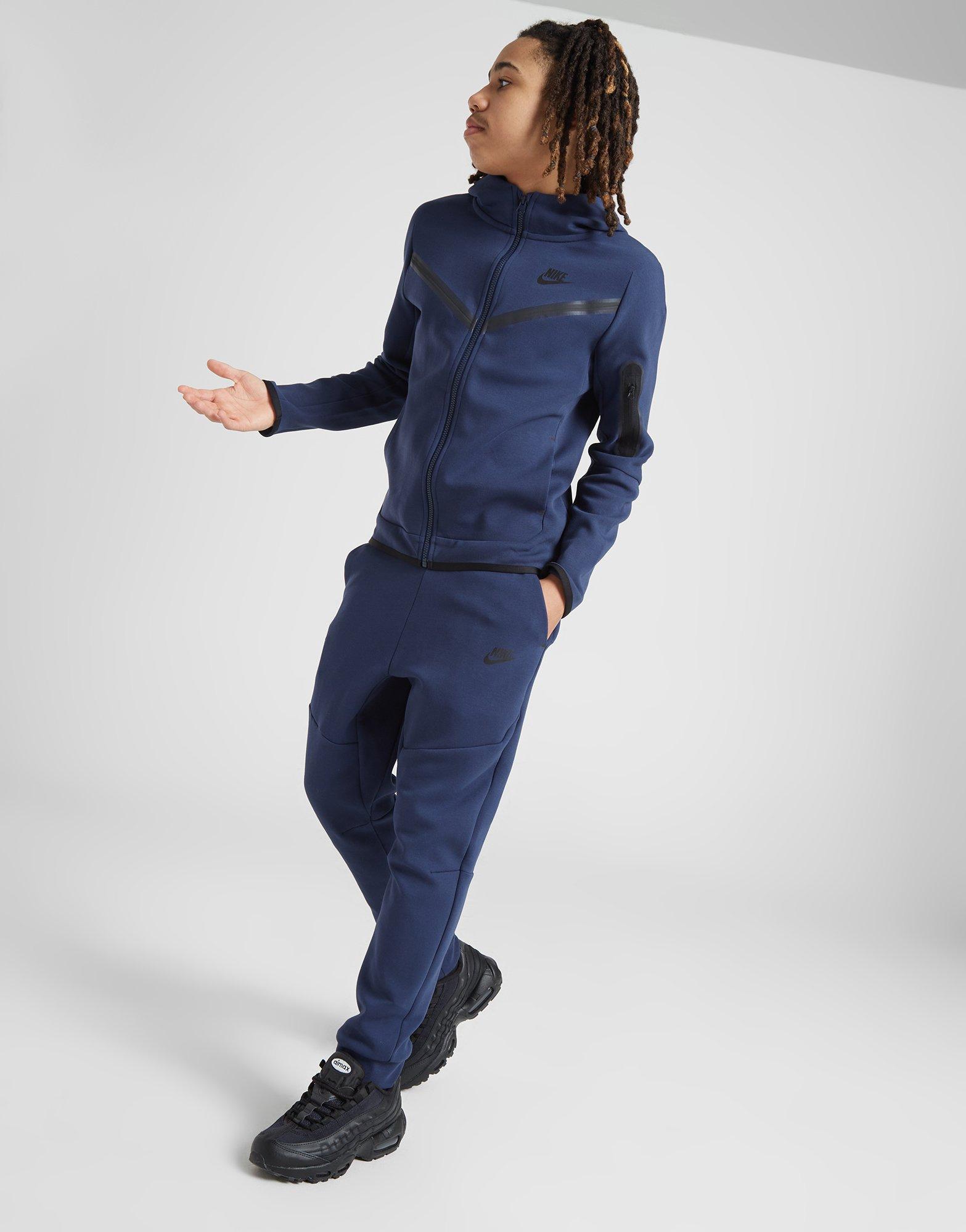 nike tech fleece junior grey