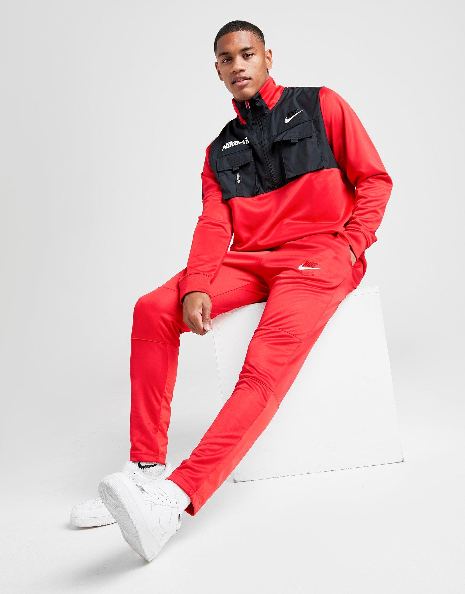 red nike track top