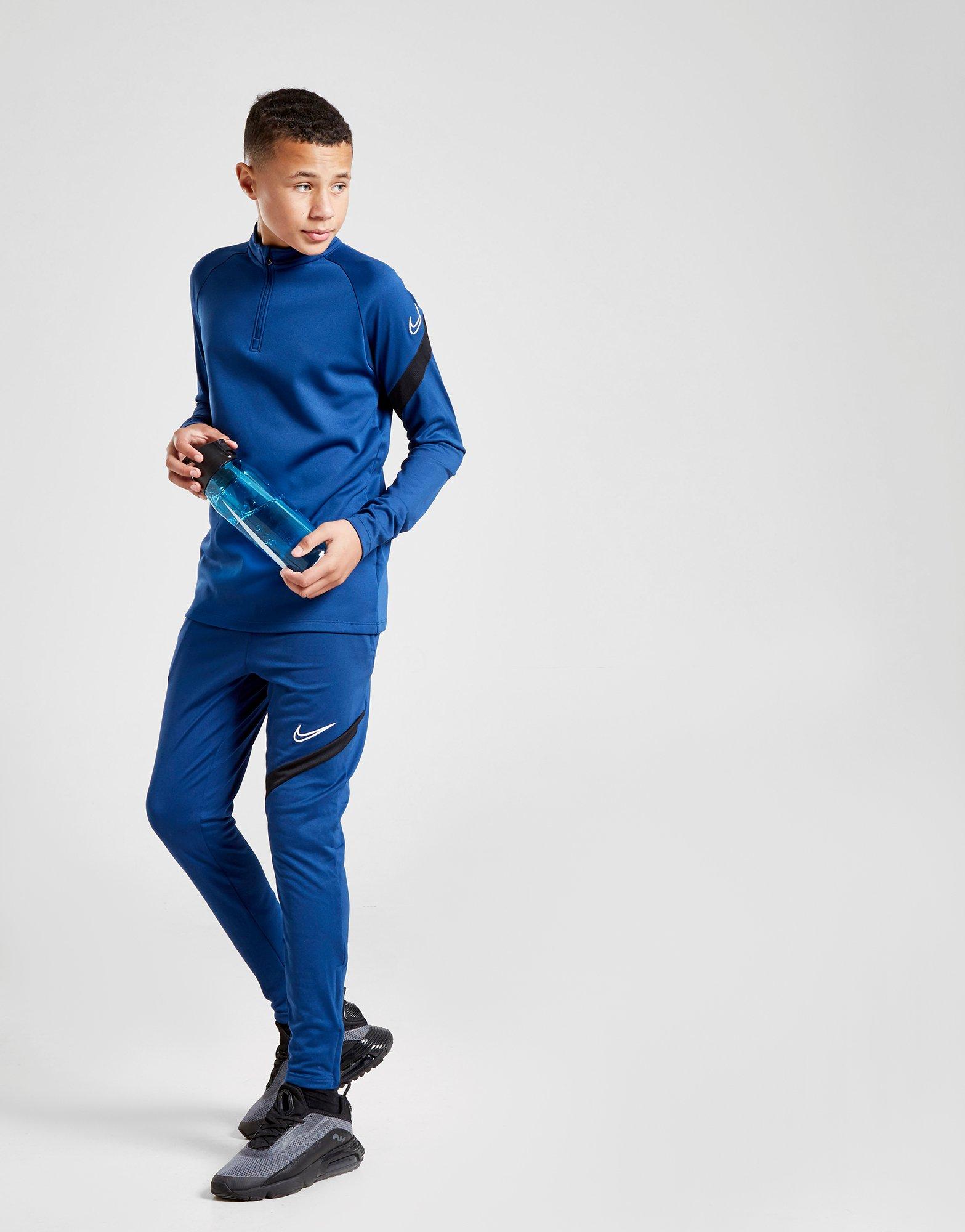 nike academy pants blue