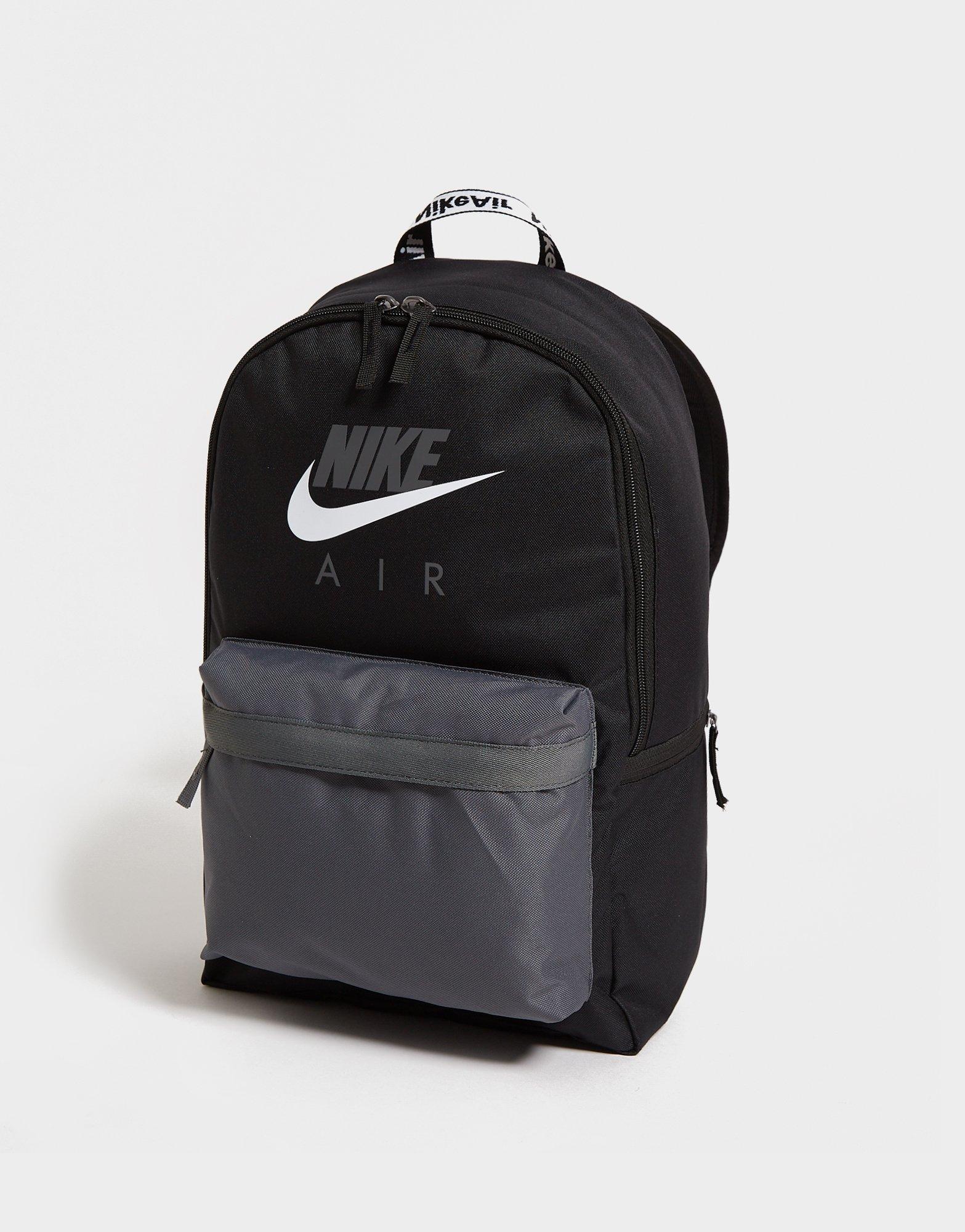 nike air backpack grey