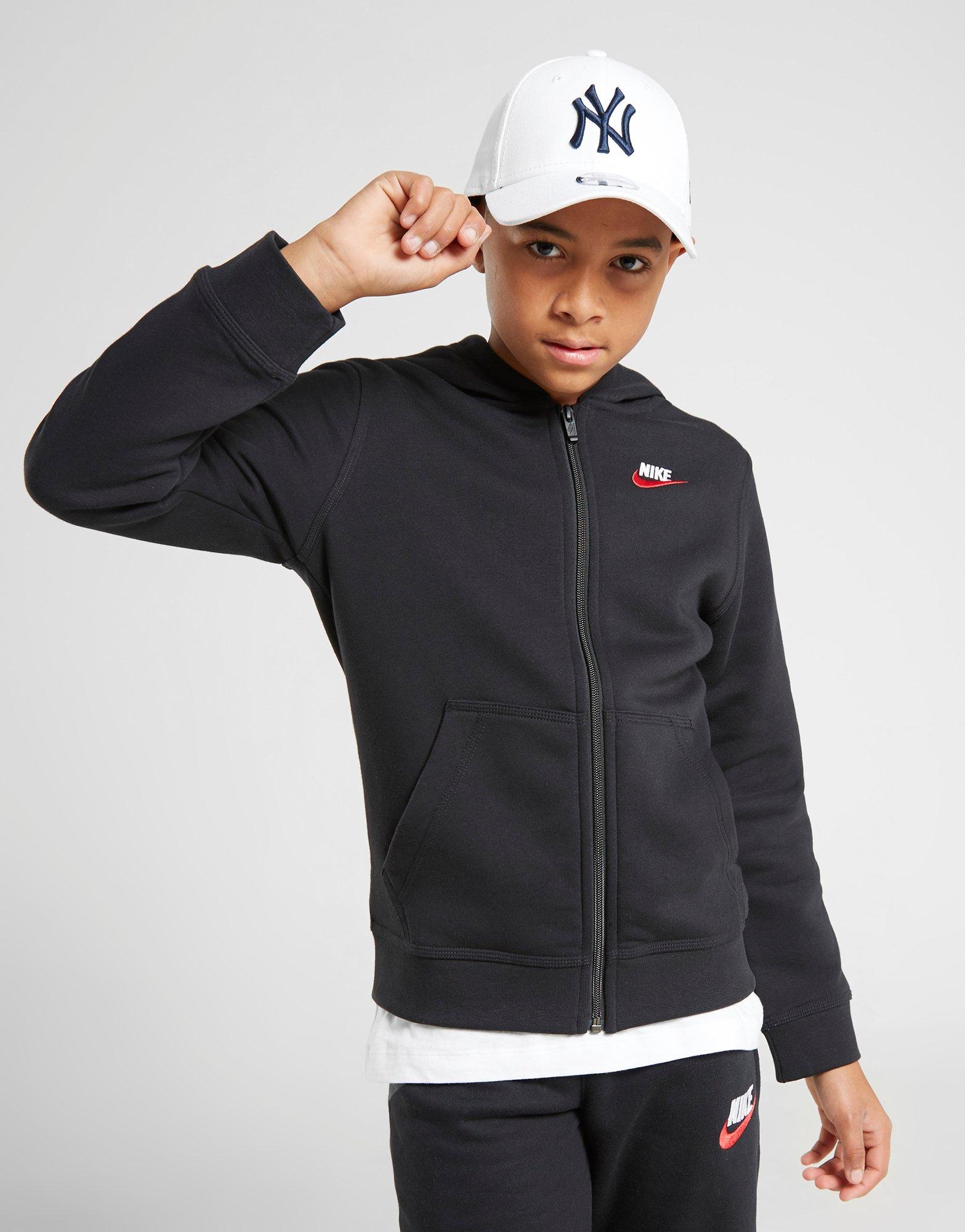 nike club logo hoodie junior