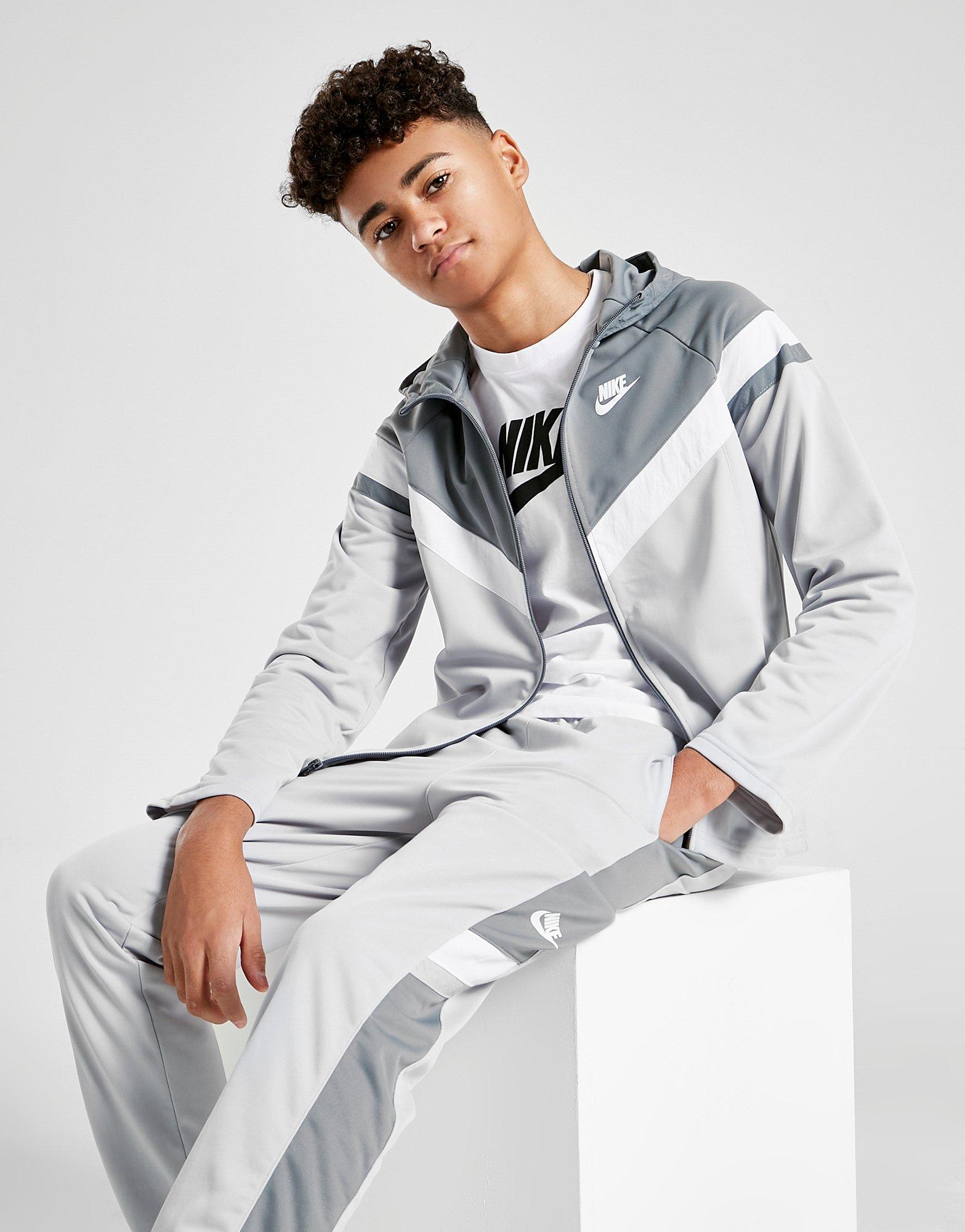 nike poly tracksuit junior