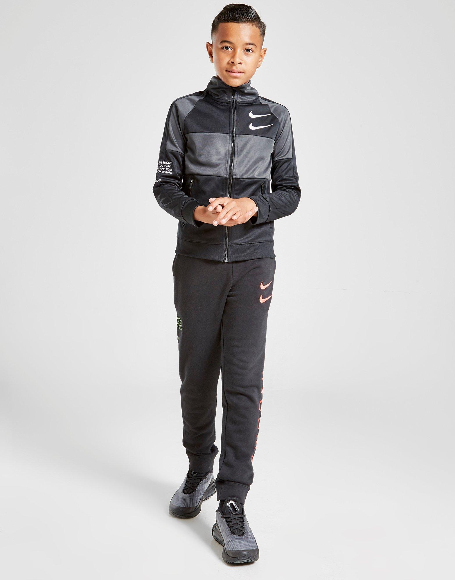 nike double swoosh track top