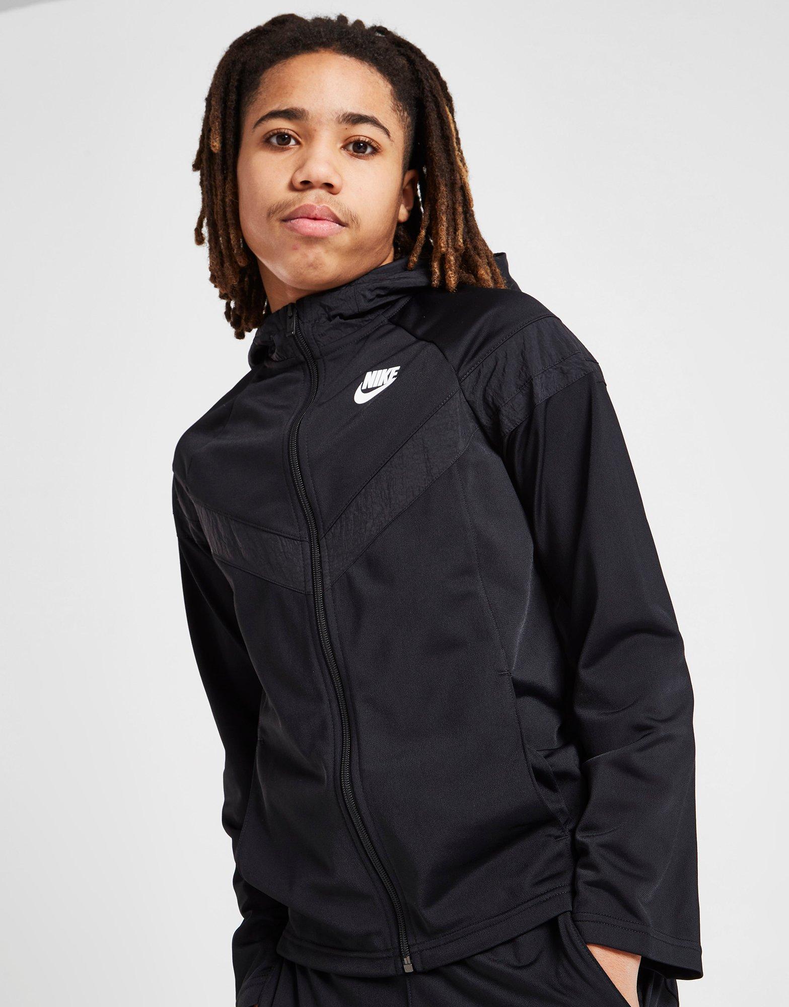 consumirse escarabajo salvar Nike Woven Sportswear Tracksuit Junior en Negro | JD Sports España