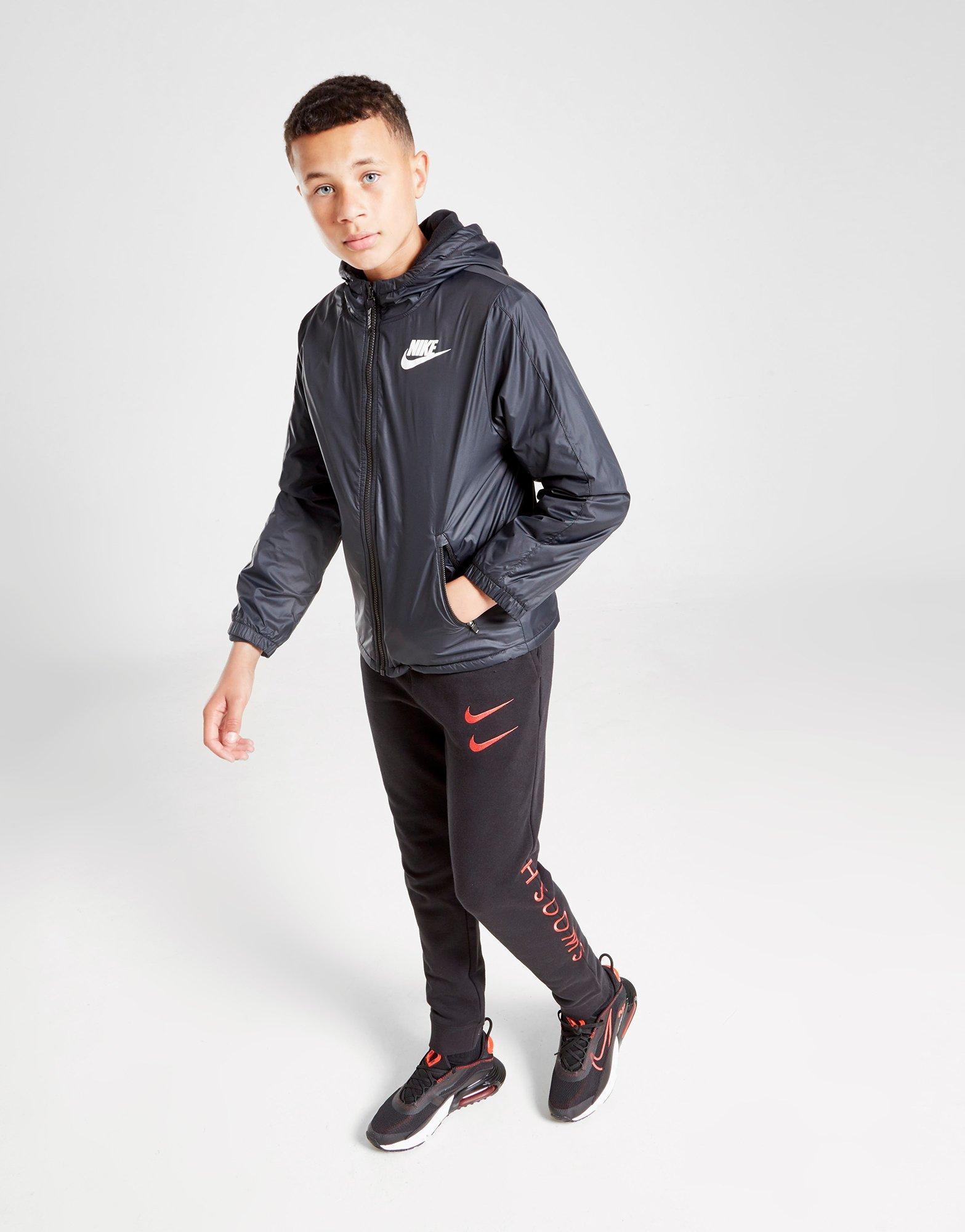 nike fleece lined jacket junior