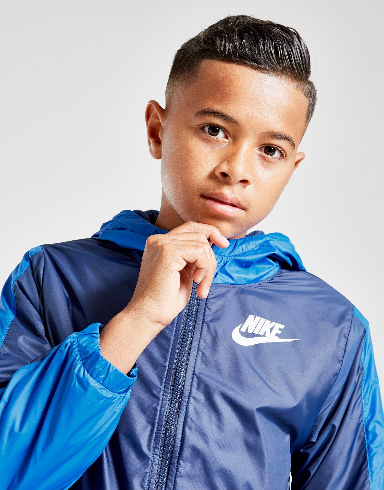 nike fleece lined jacket junior